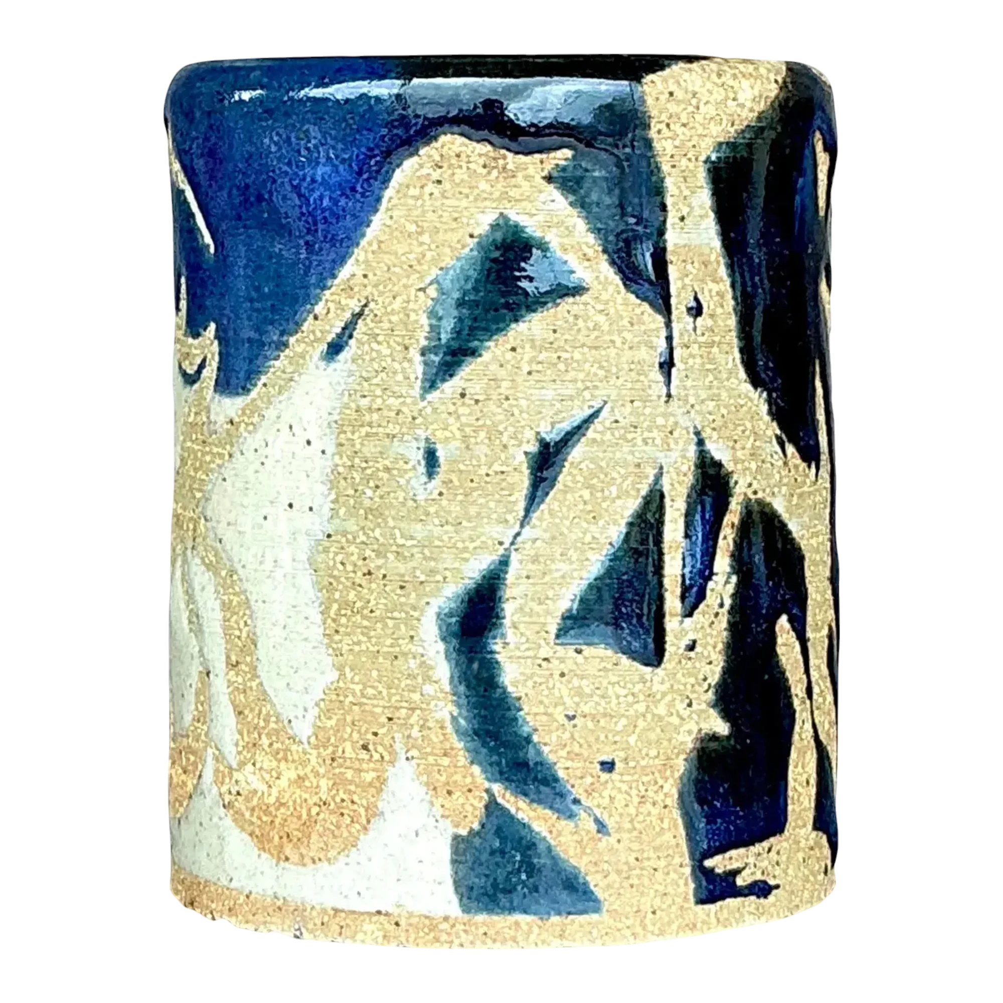 Vintage Boho Studio Pottery Vase - Pottery, 3.5W x 4.25H
