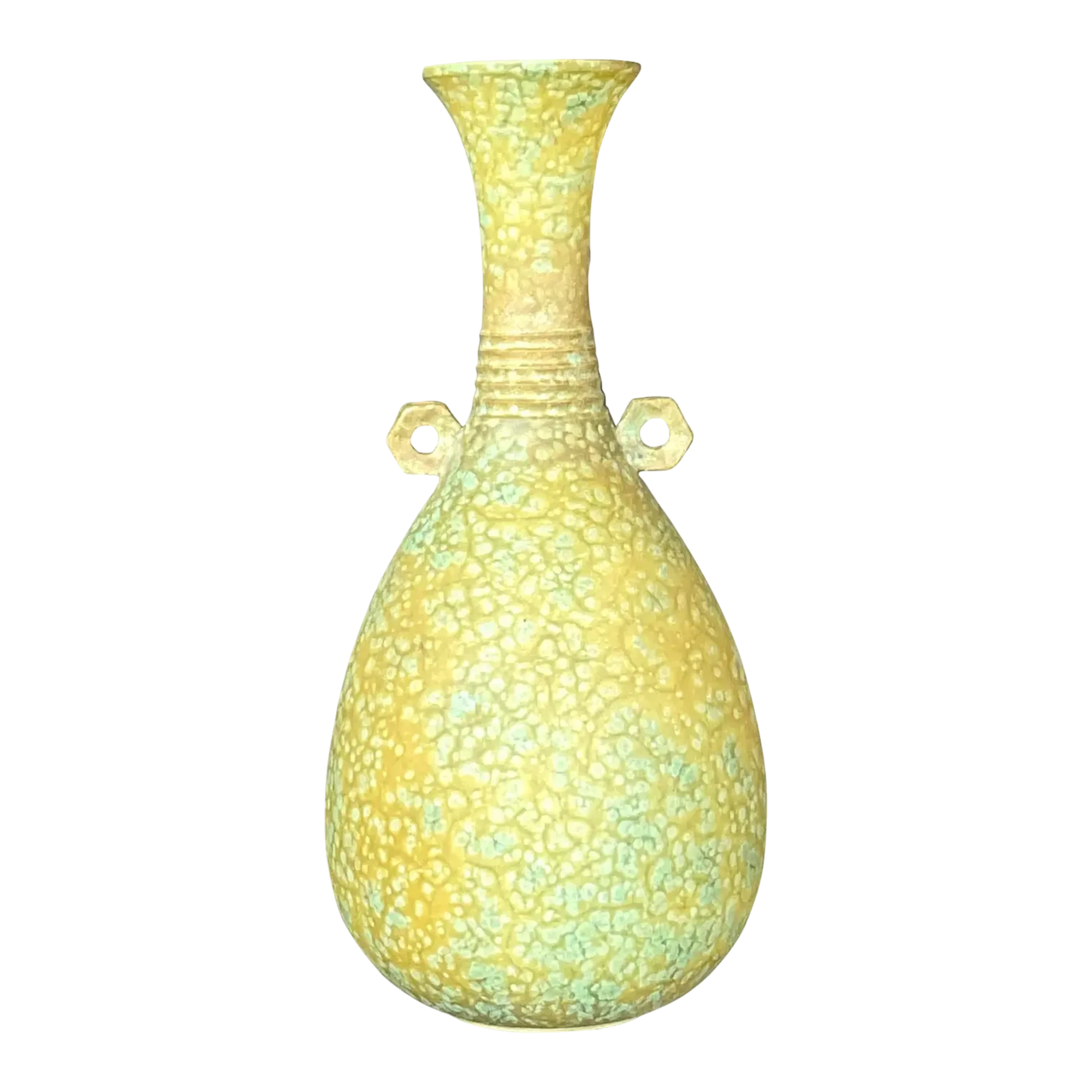 Vintage Boho Studio Pottery Vase - Pottery, 4.25W x 8.75H