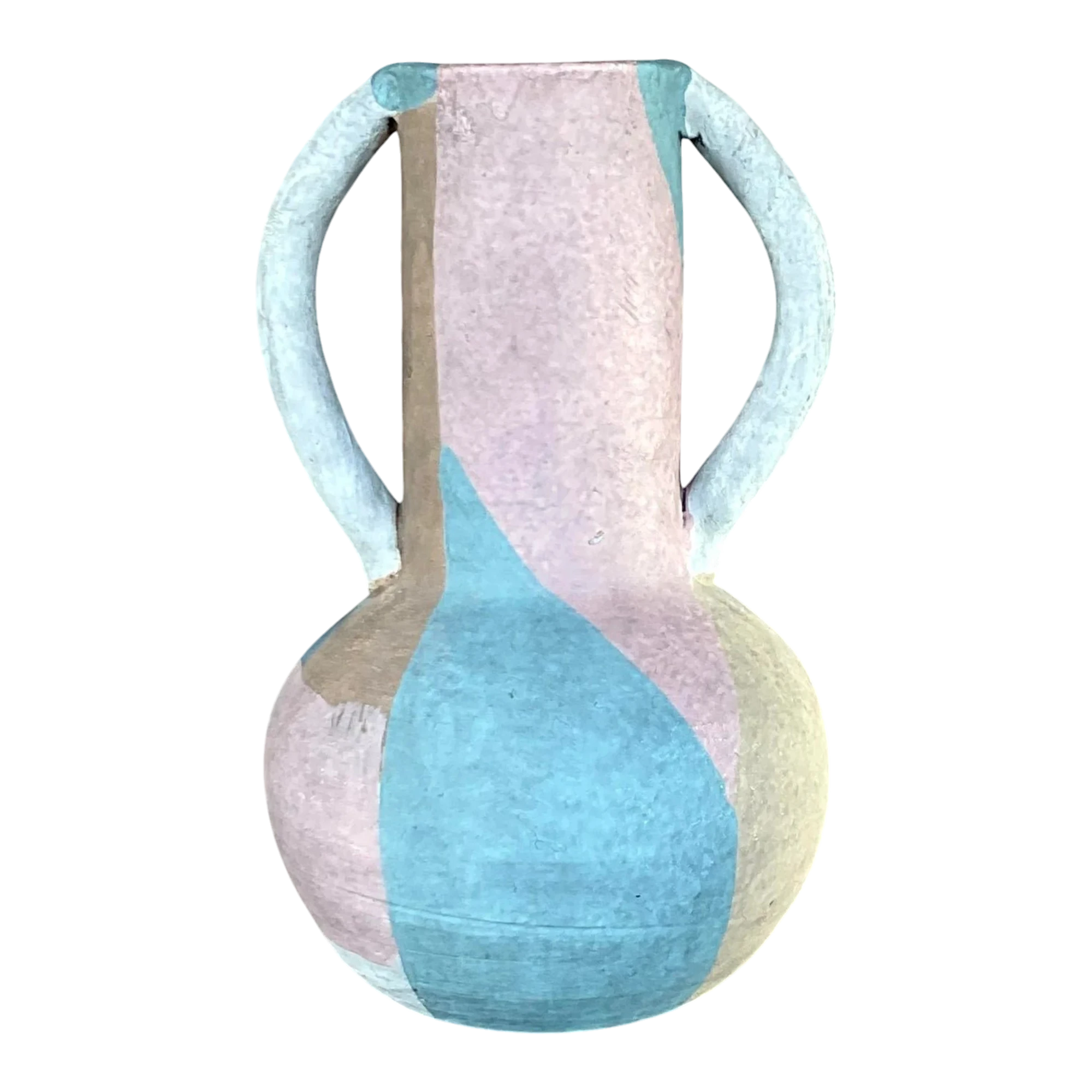 Vintage Boho Studio Pottery Vase - Pottery, 5W x 7.5H