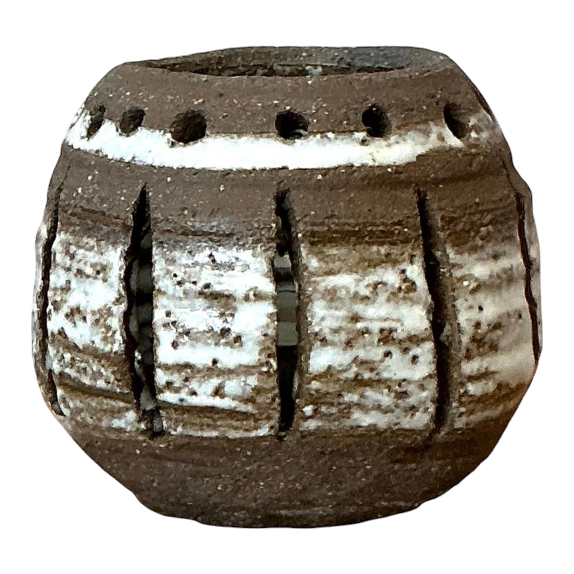 Vintage Boho Studio Pottery Votive