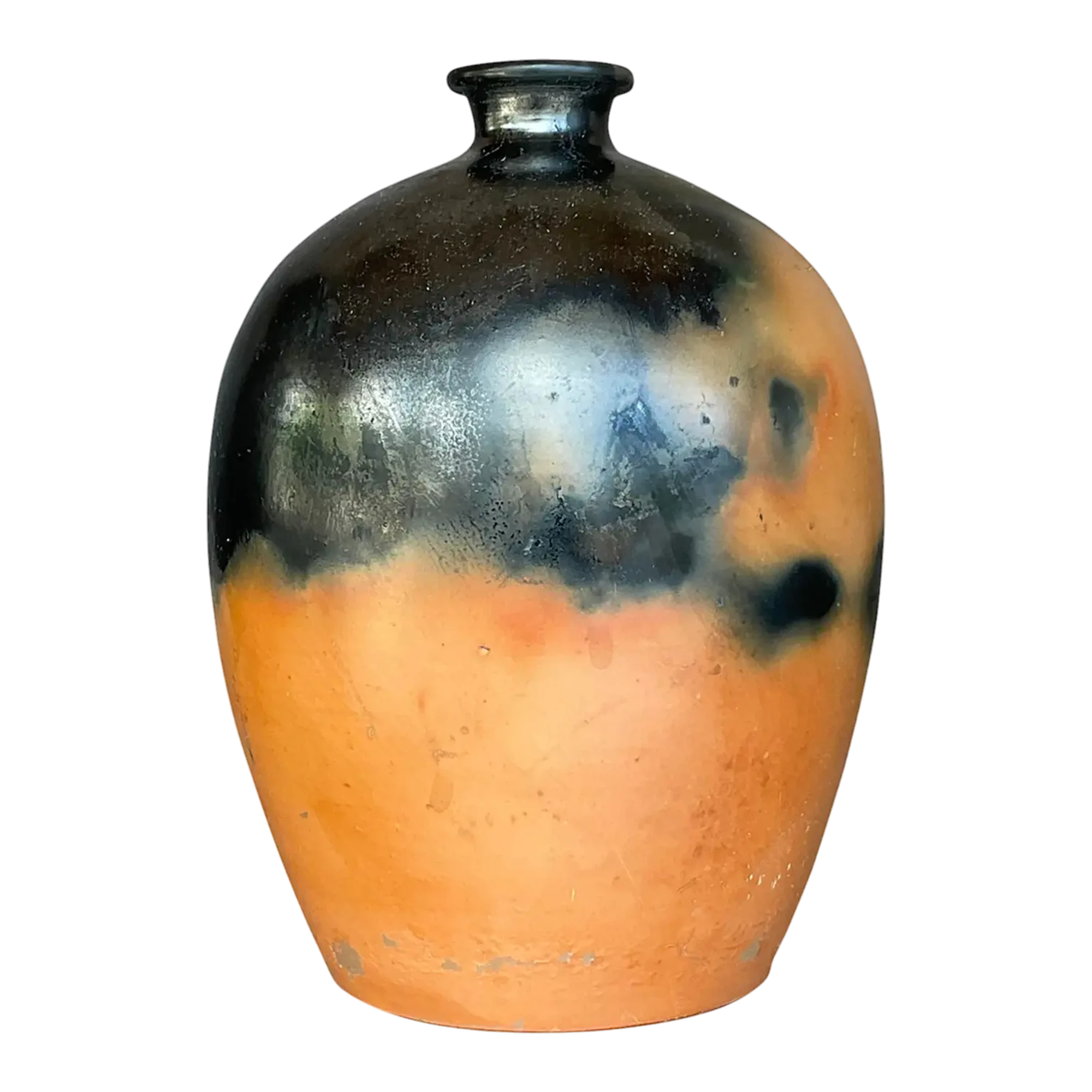 Vintage Boho Suggar Fired Pottery Urn