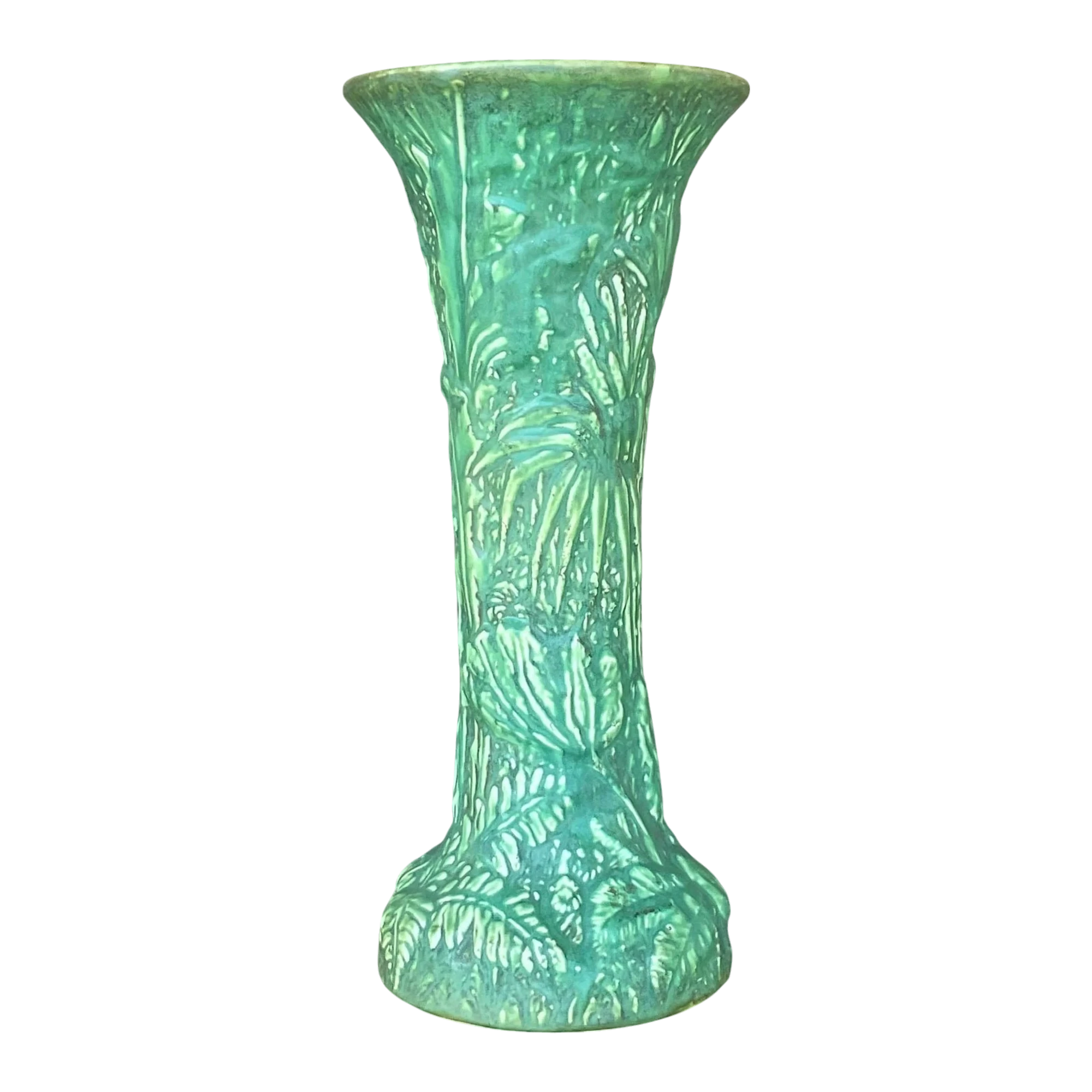 Vintage Boho Weller Pottery Tall Vase