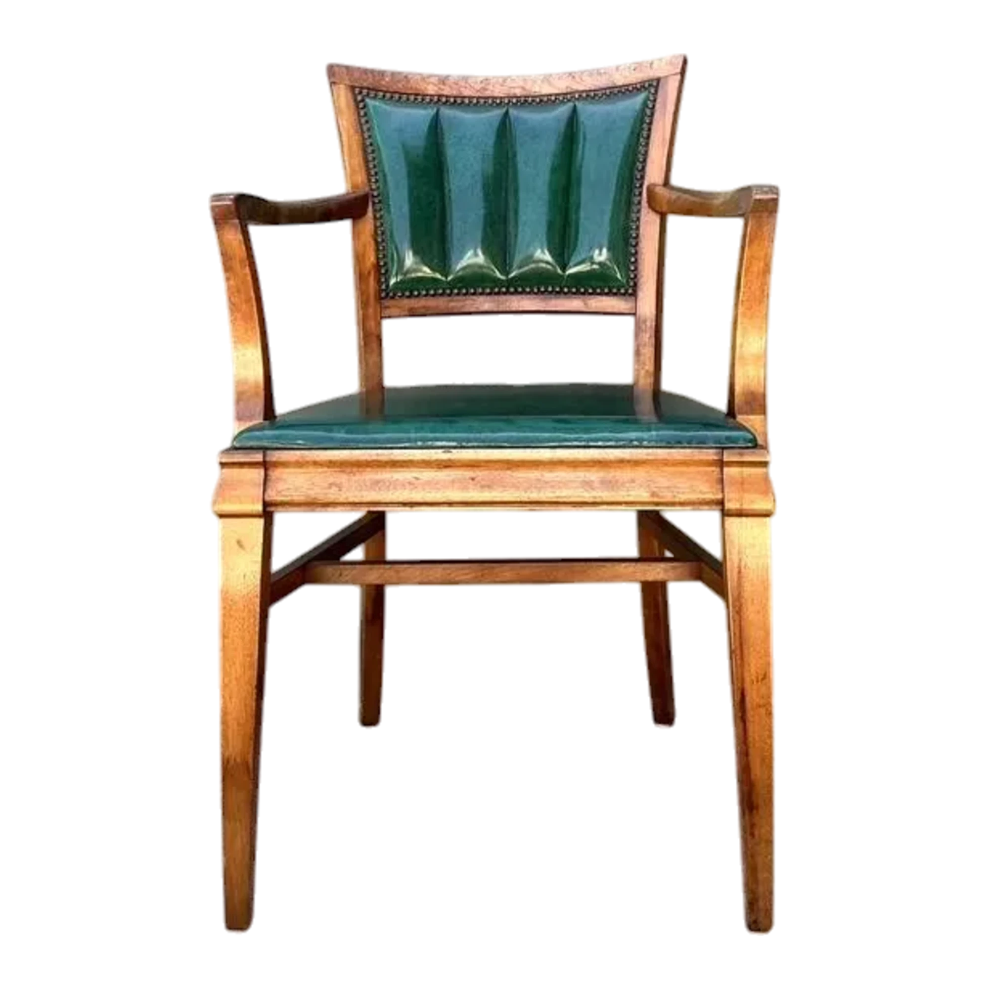 Vintage Channel Tufted Desk Chair