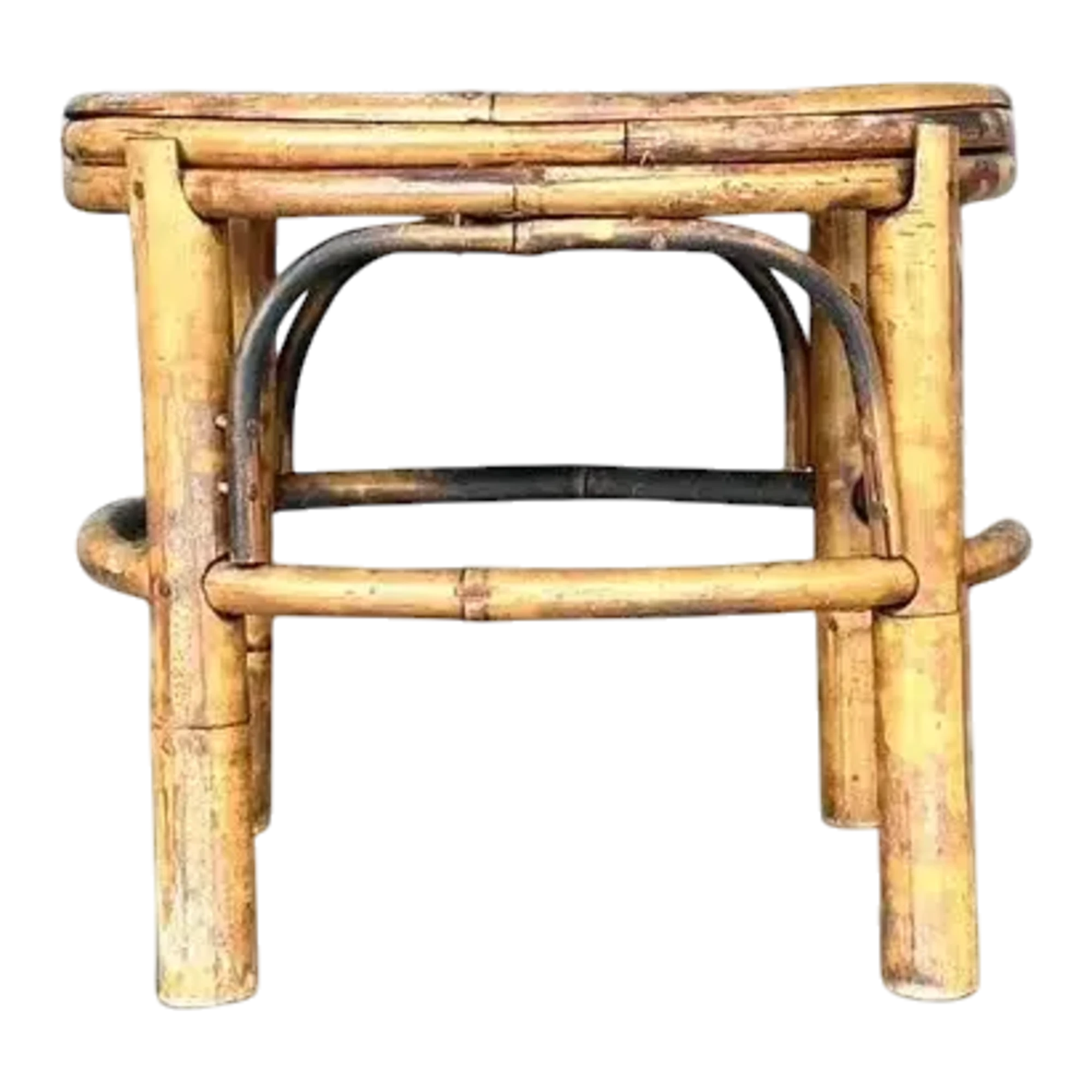 Vintage Coastal Split Bamboo Small Riser