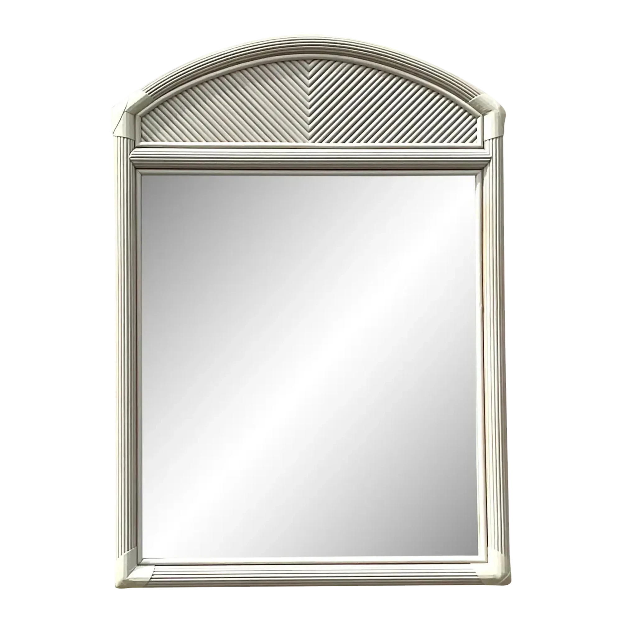 Vintage Costal Pencil Reed Mirror