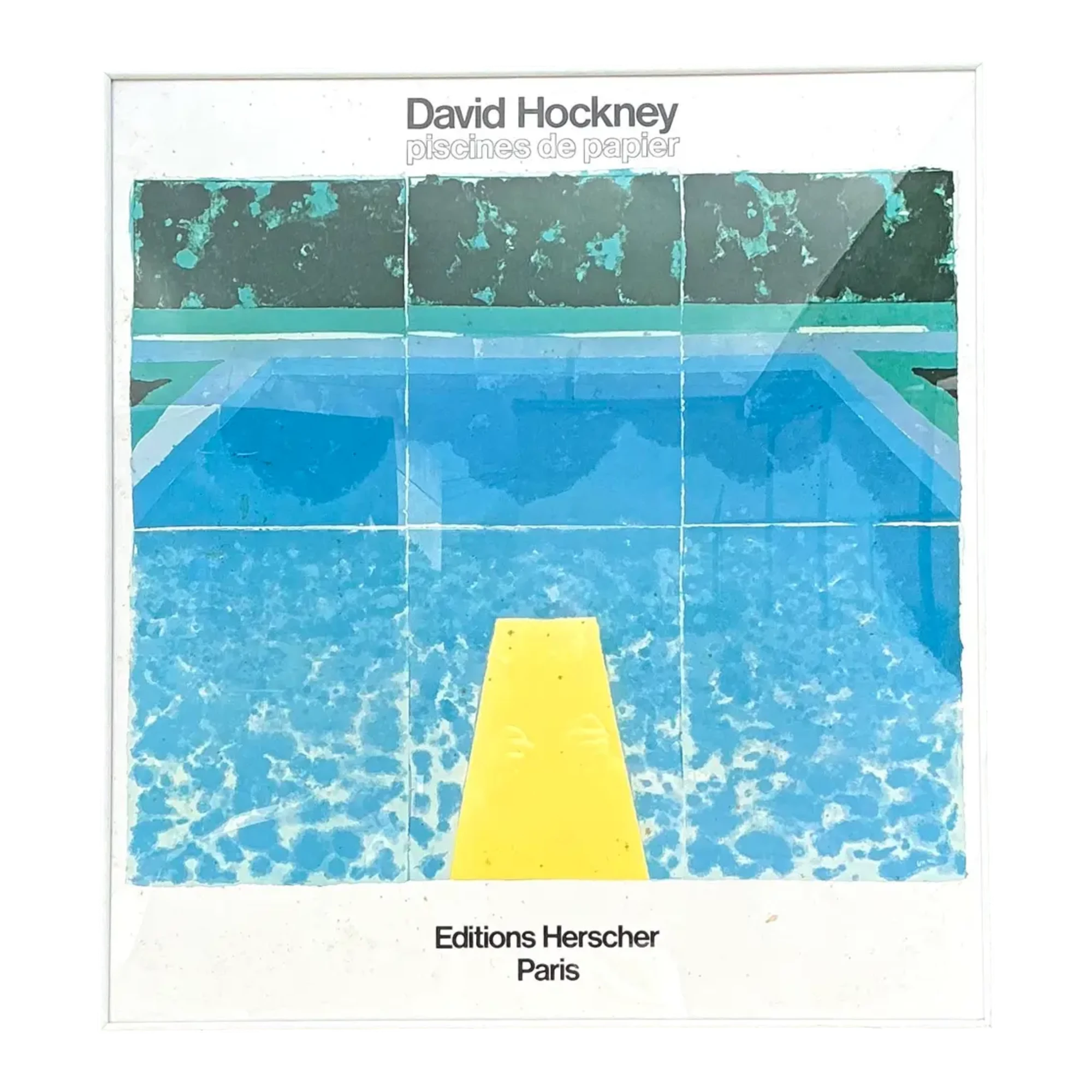 Vintage David Hockney Gallery Show Poster — additional photo 1