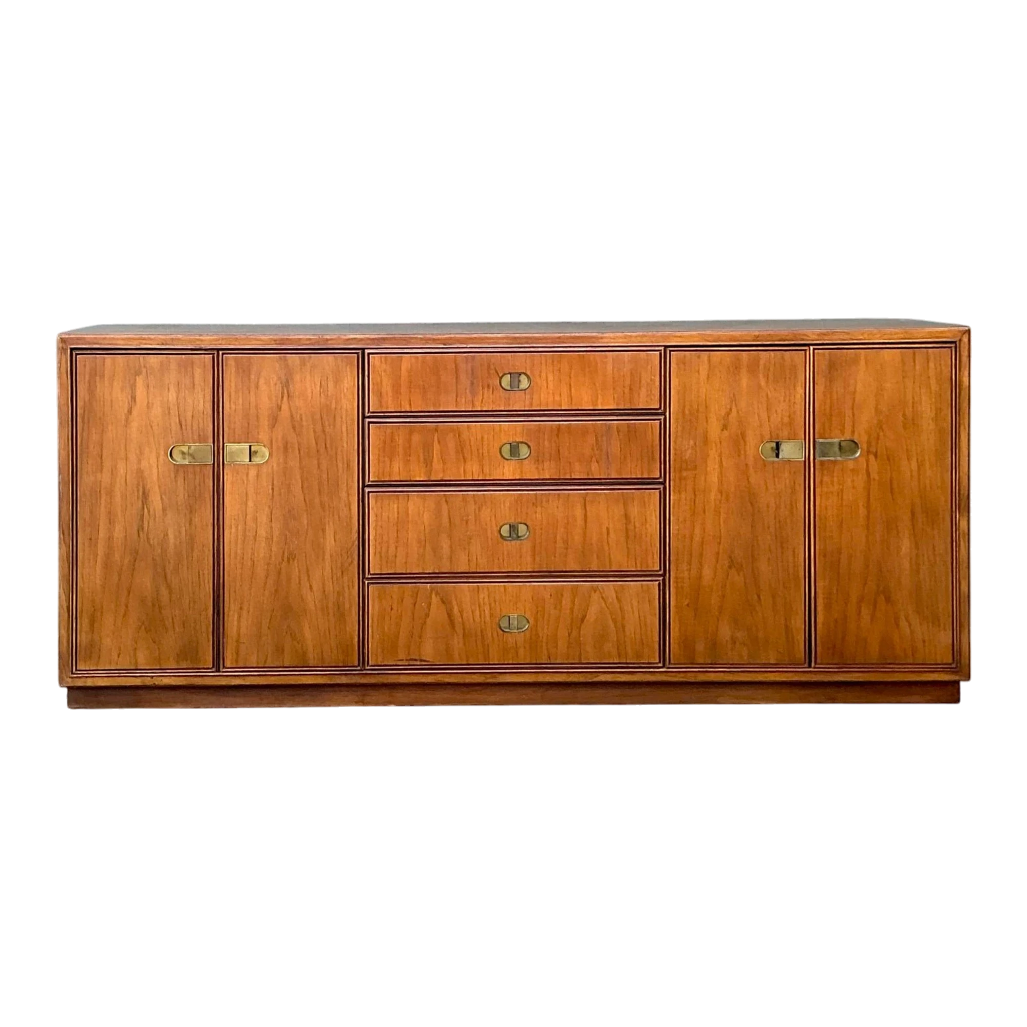 Vintage Drexel Brass Pull Dresser