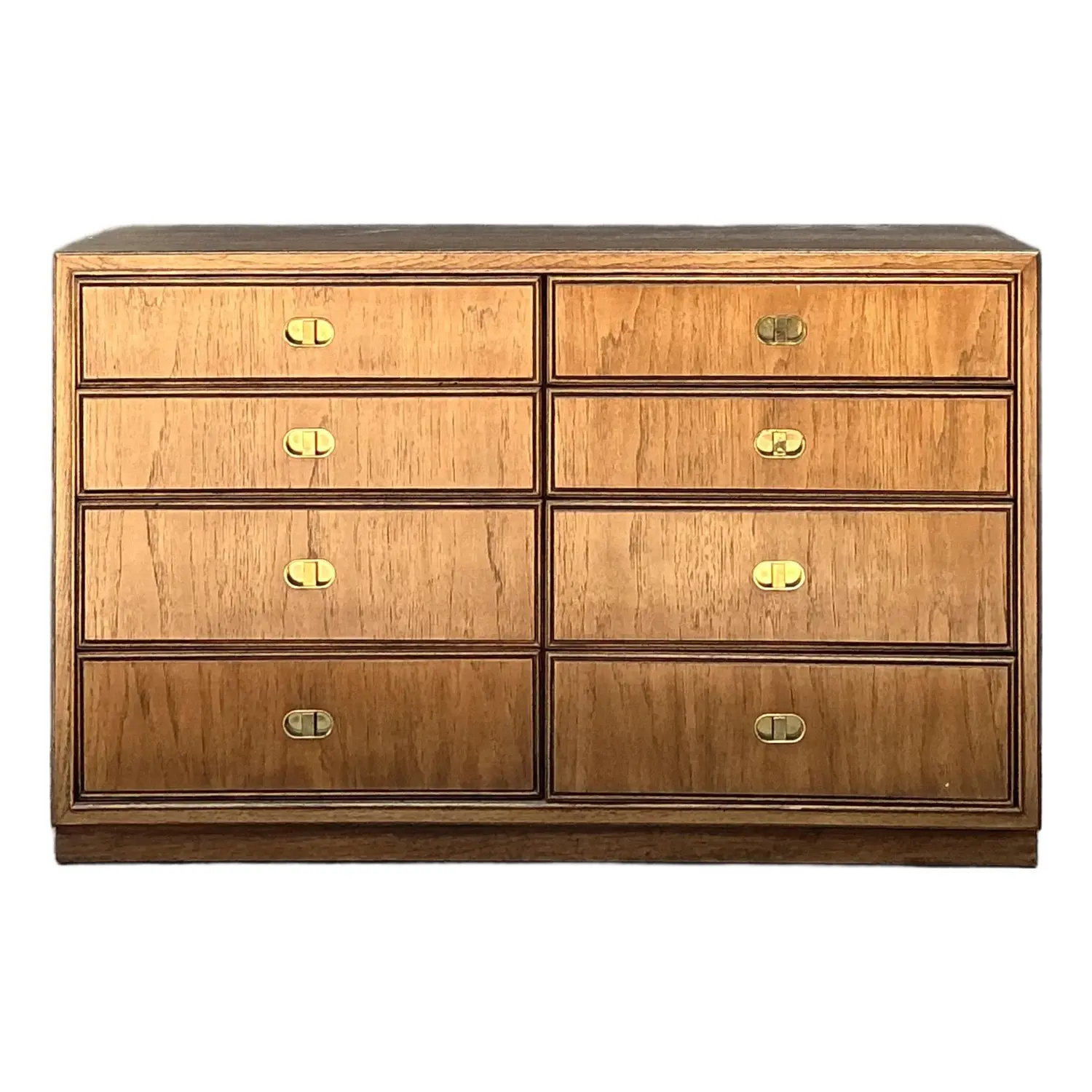 Vintage Drexel Campaign Dresser - Brass, 48W x 30H