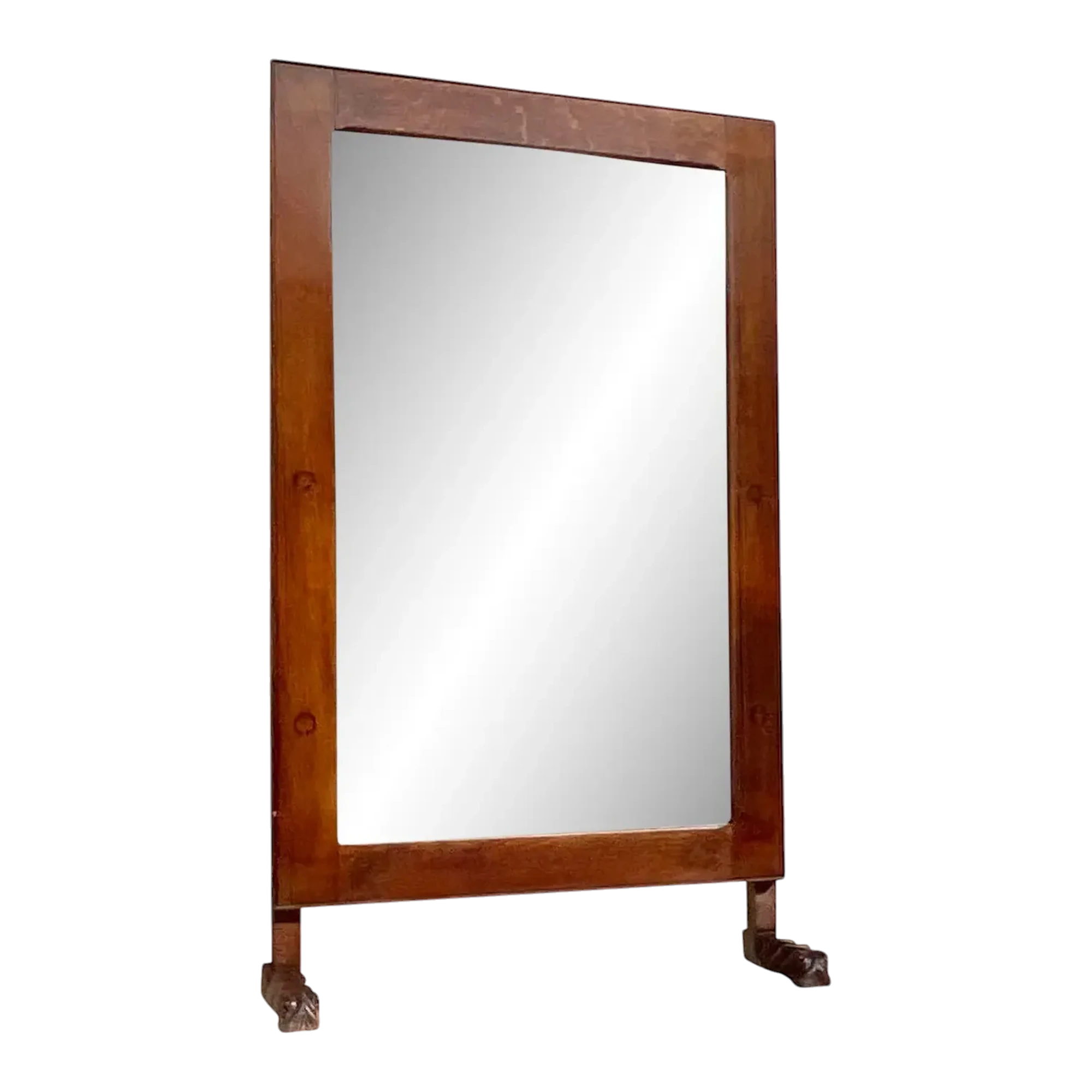 Vintage Early 20th Century Boho Standing Floor Mirror