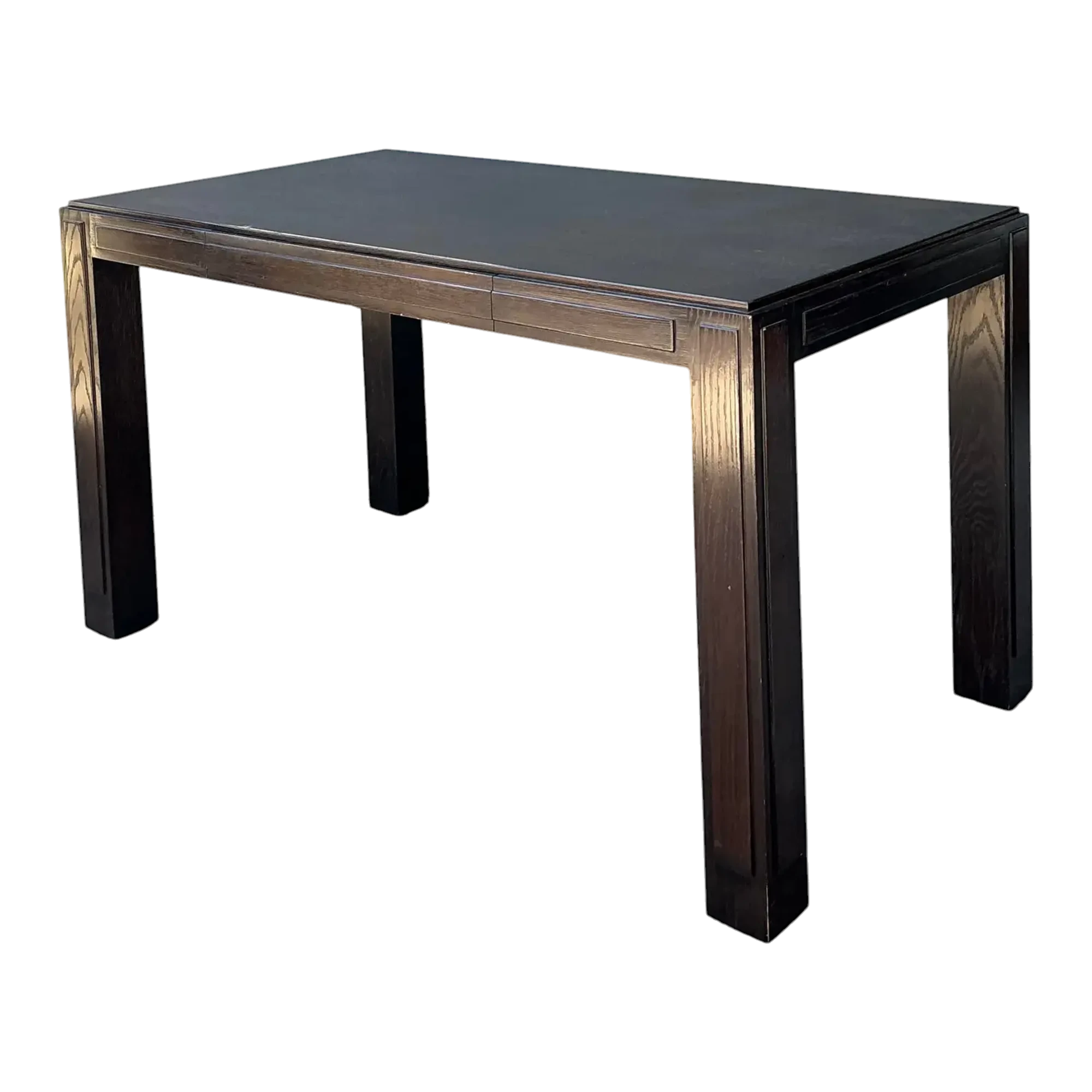 Vintage Ebony Parsons Desk