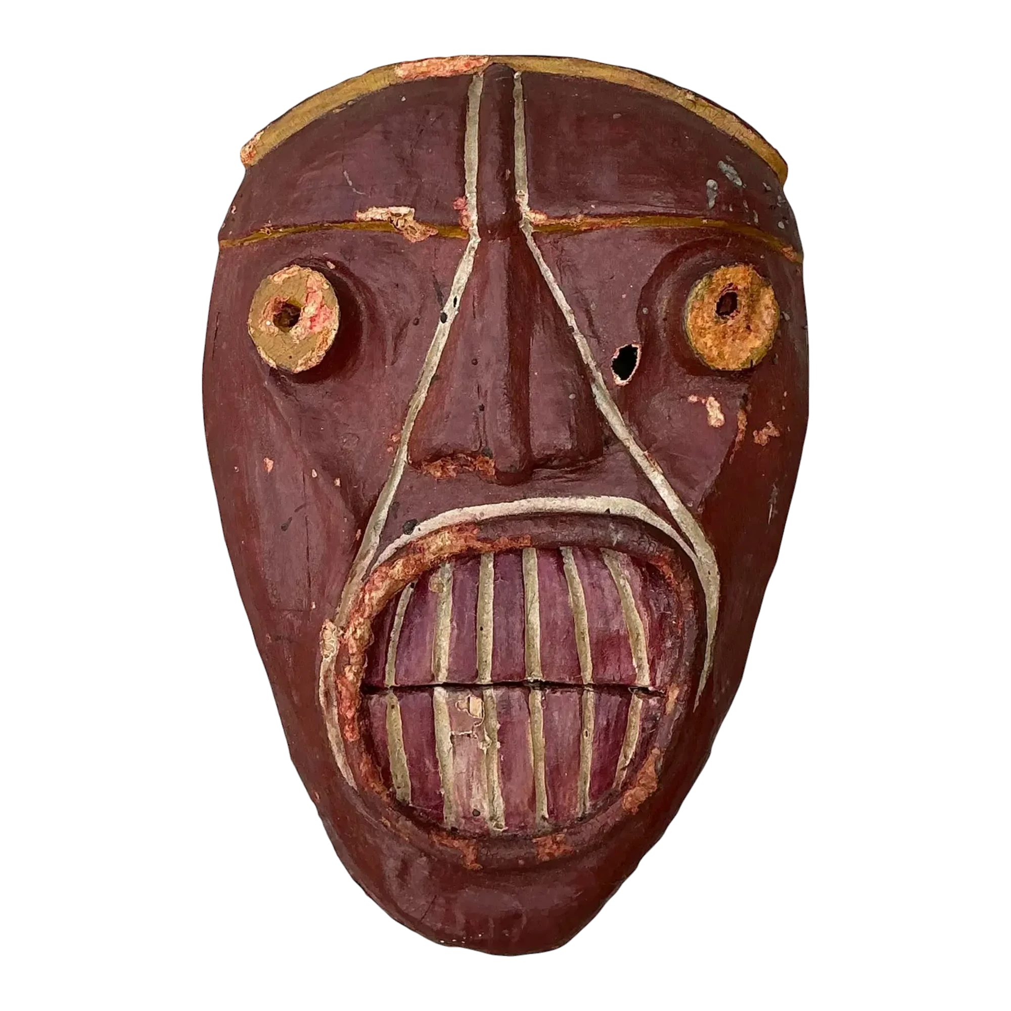Vintage False Face Society Iroquois Mask — additional photo 1