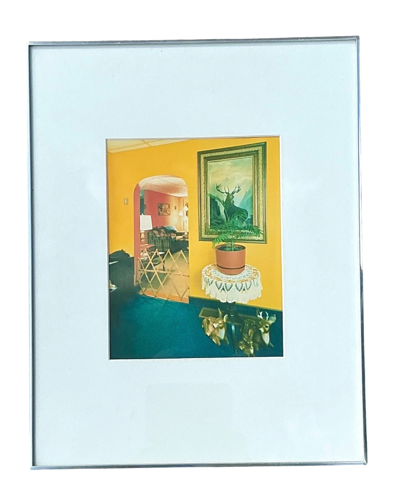 Vintage Framed Interior Photograph