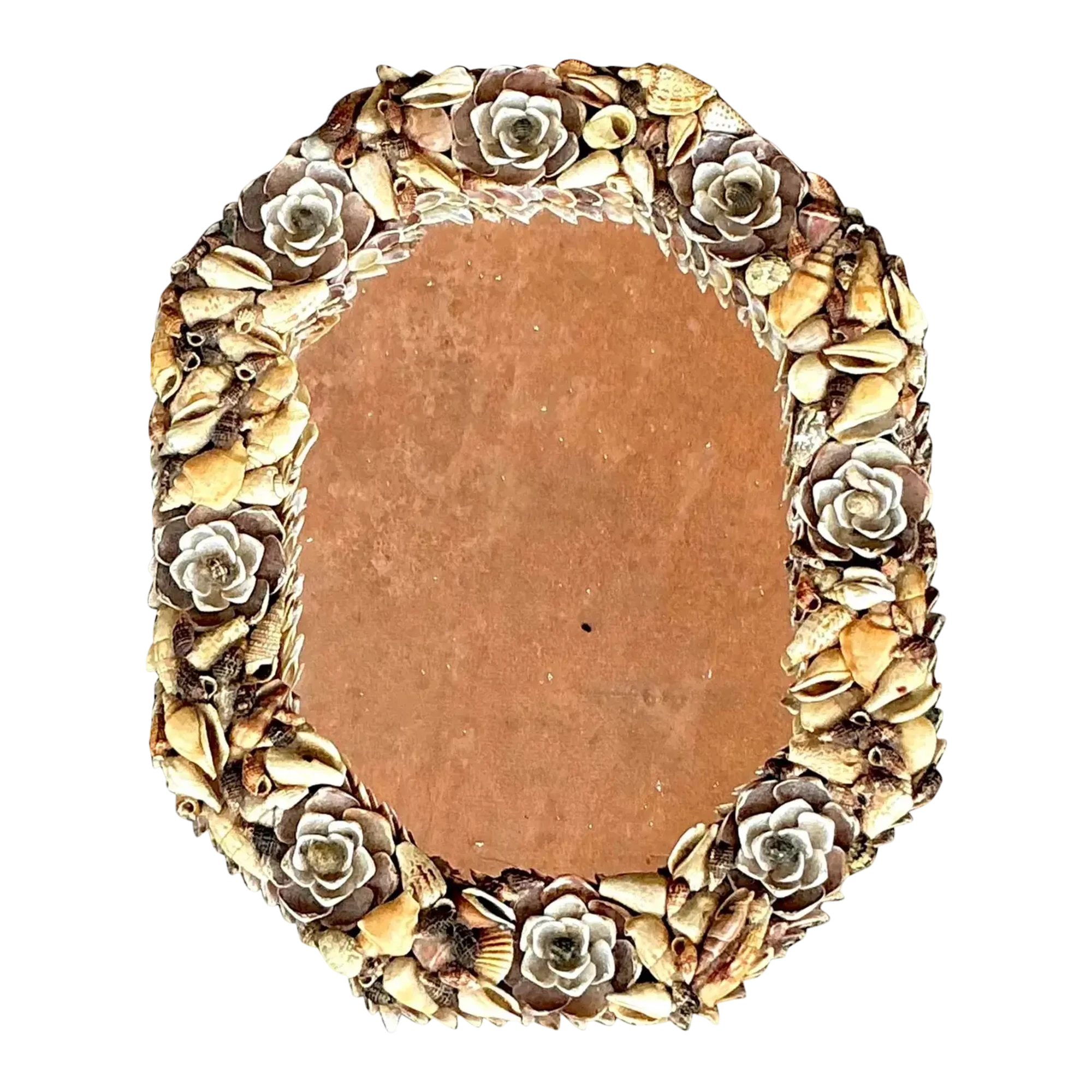 Vintage Hand Made Shell Mirror