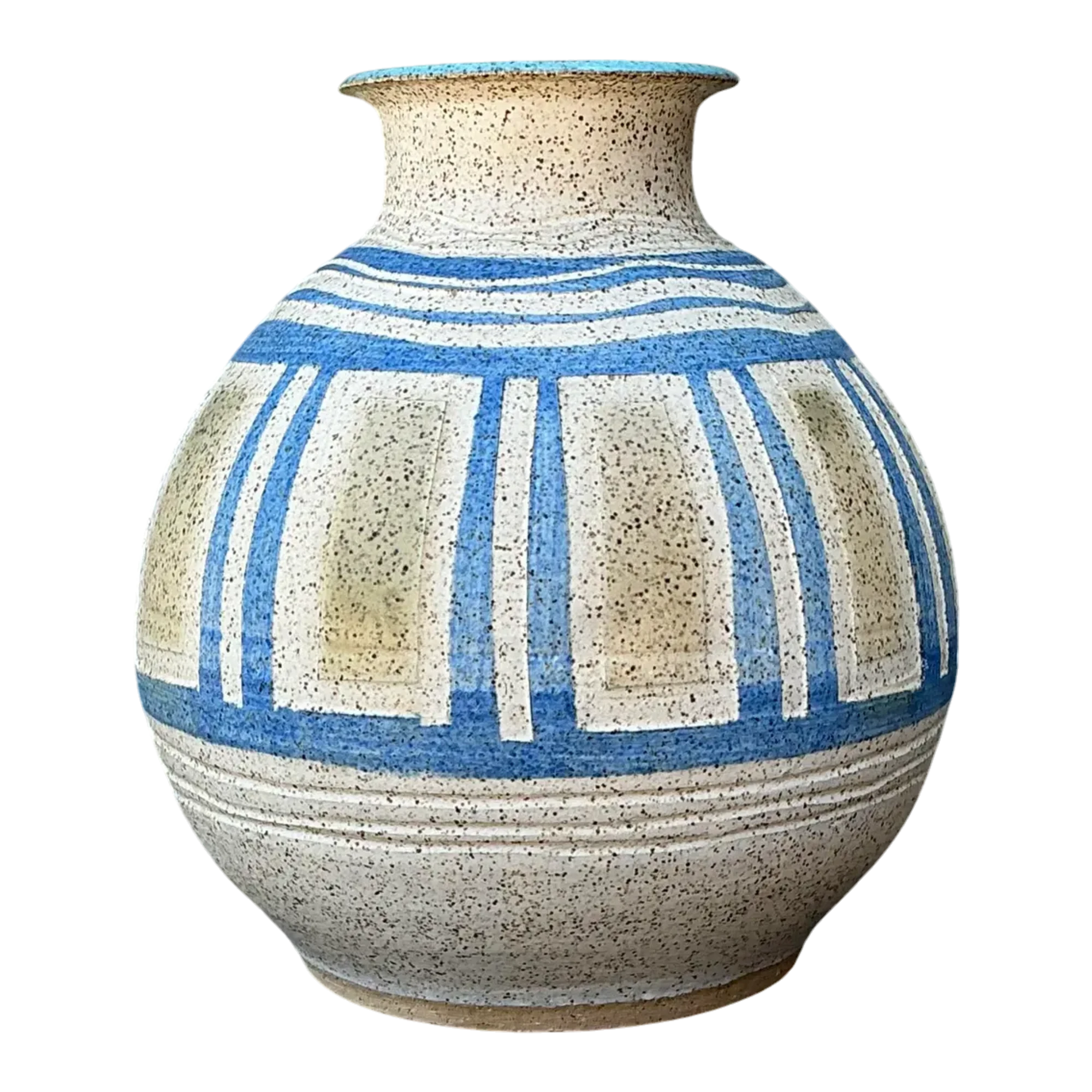 Vintage Hand Painted Original Studio Pottery Vase