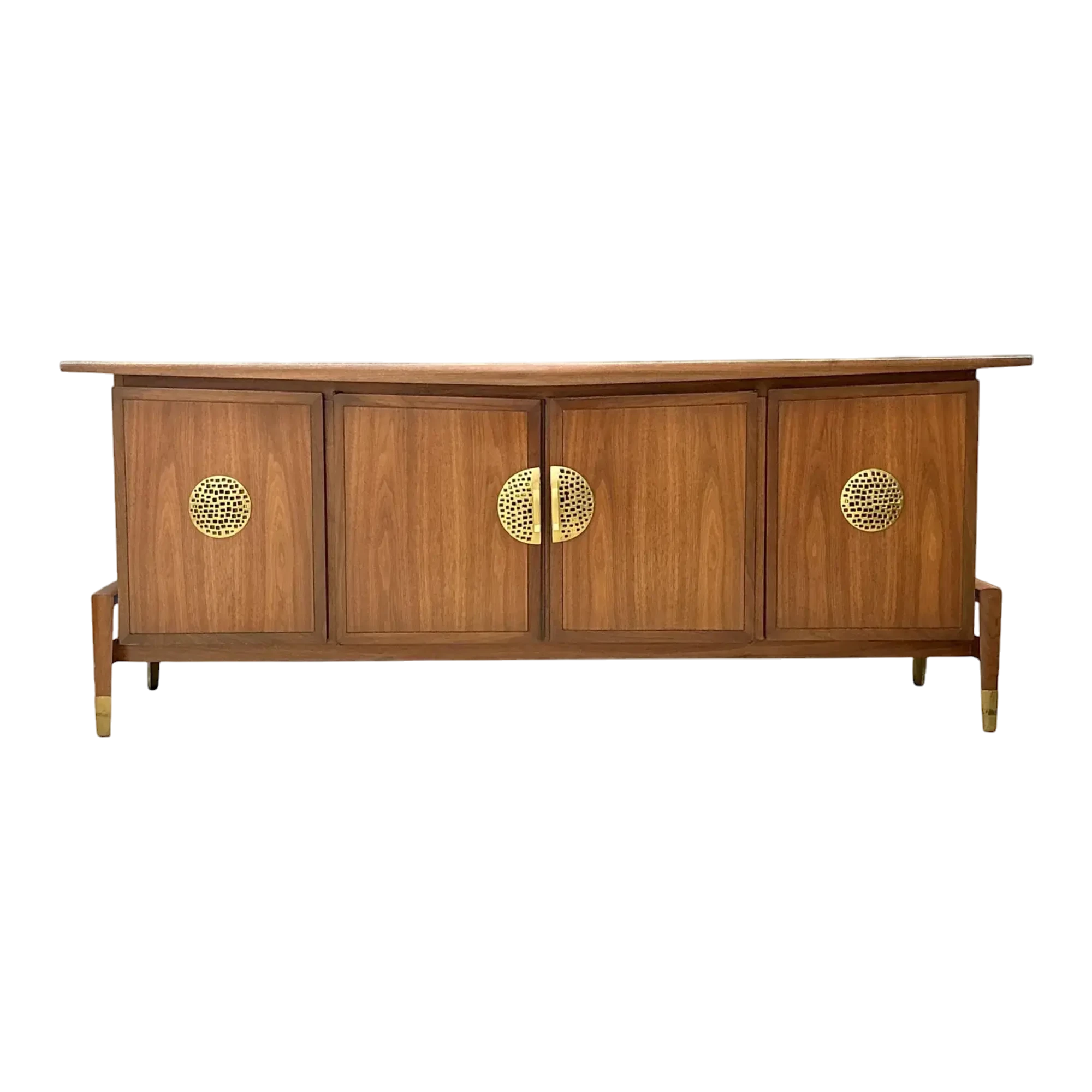 Vintage Helen Hobey for Baker Asian Medallion Credenza