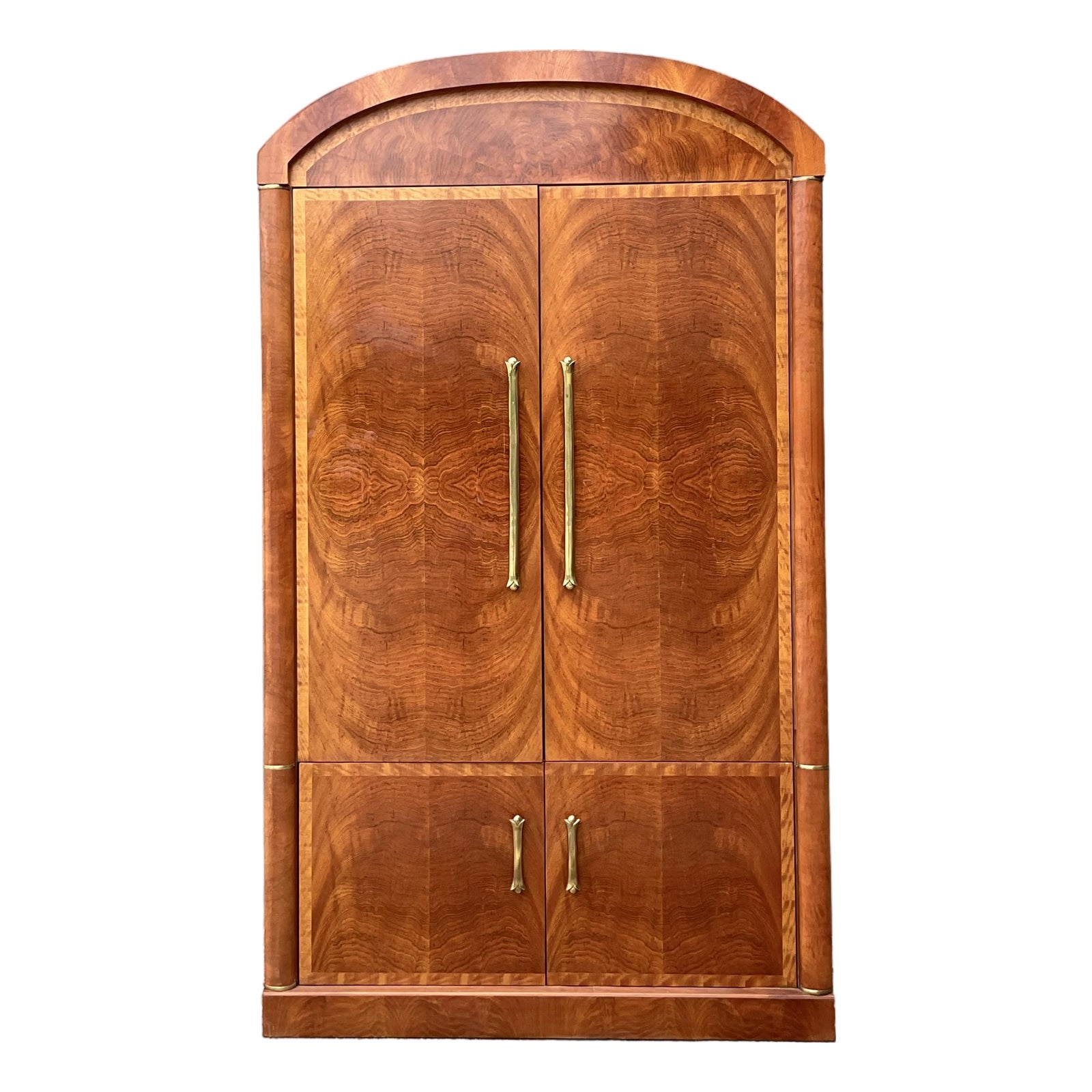 Vintage Henredon Burl Wood Armoire