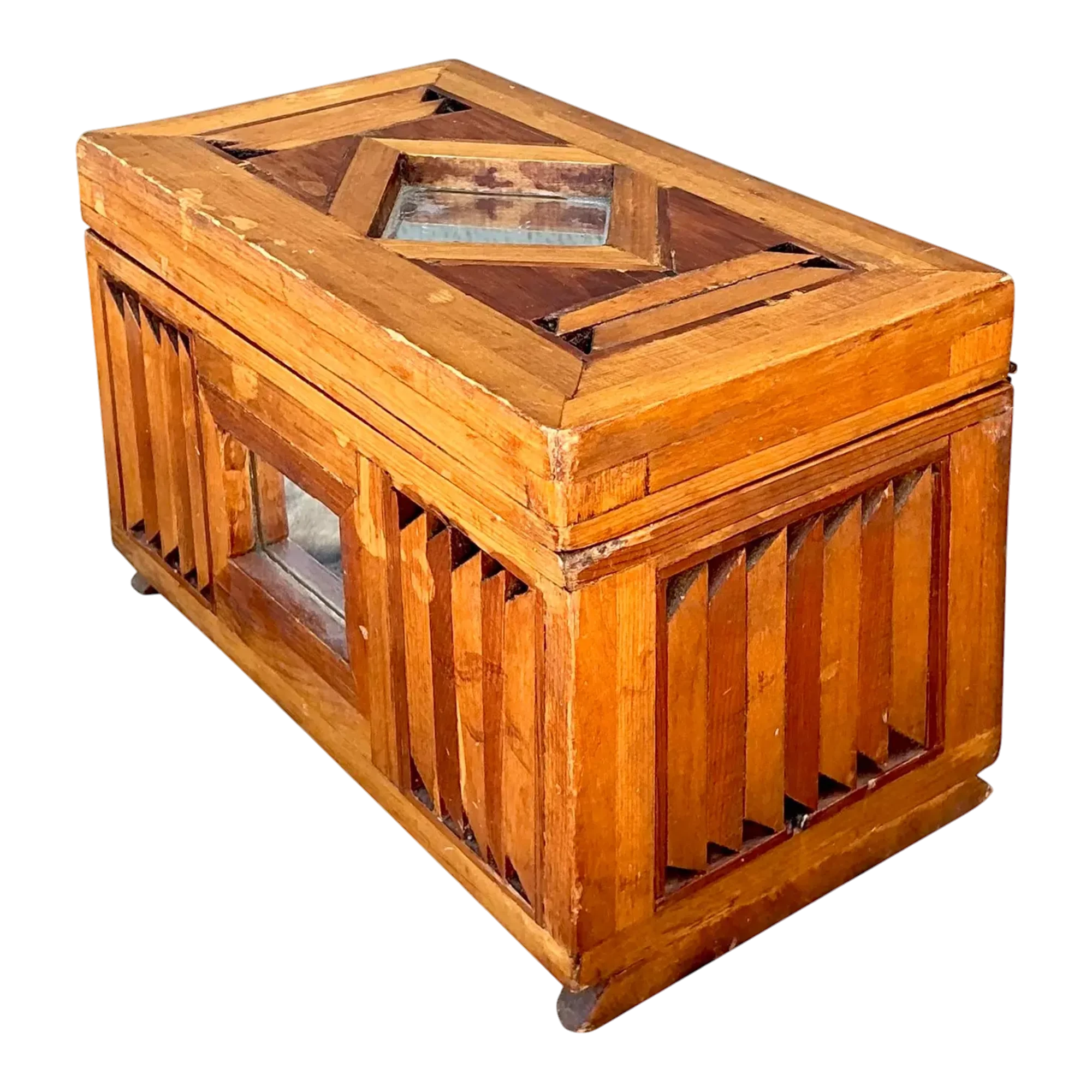 Vintage Inlay Wooden Box