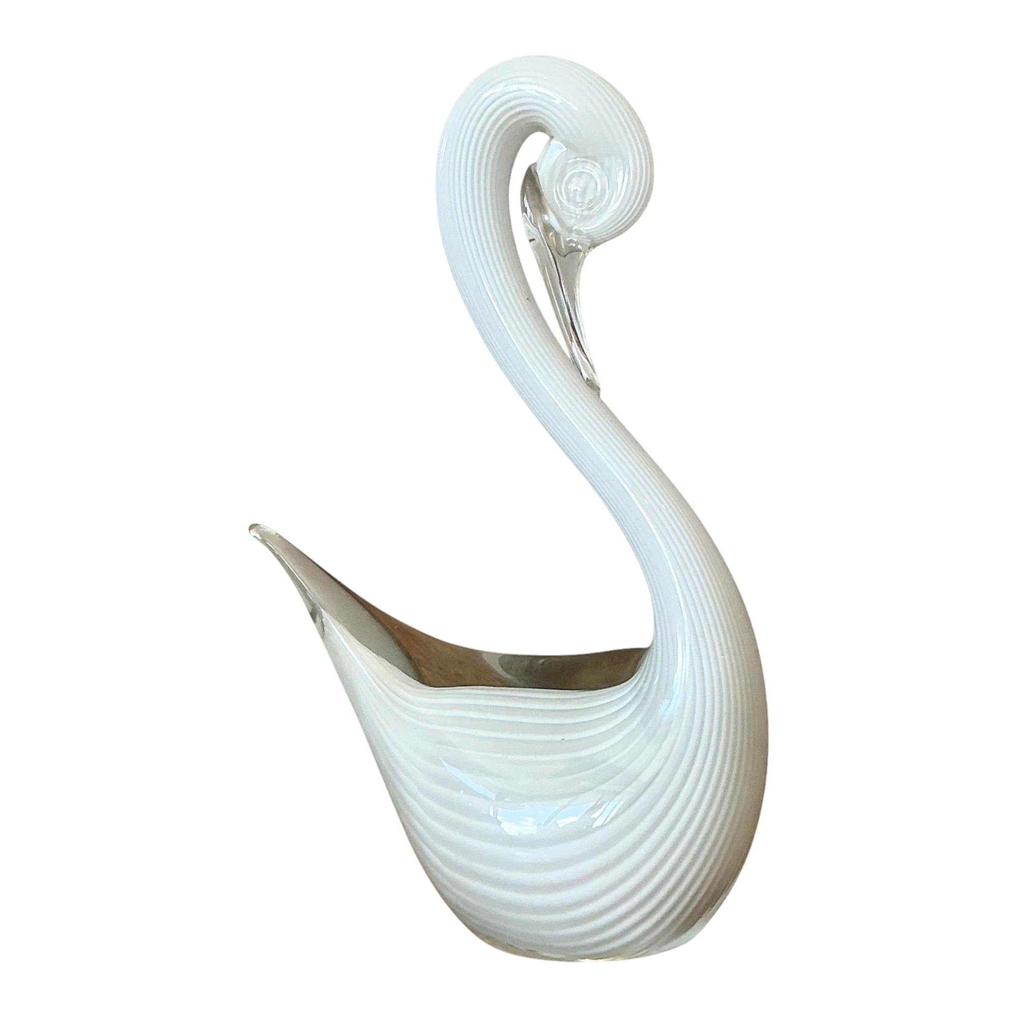 Vintage Italian Art Glass Swan