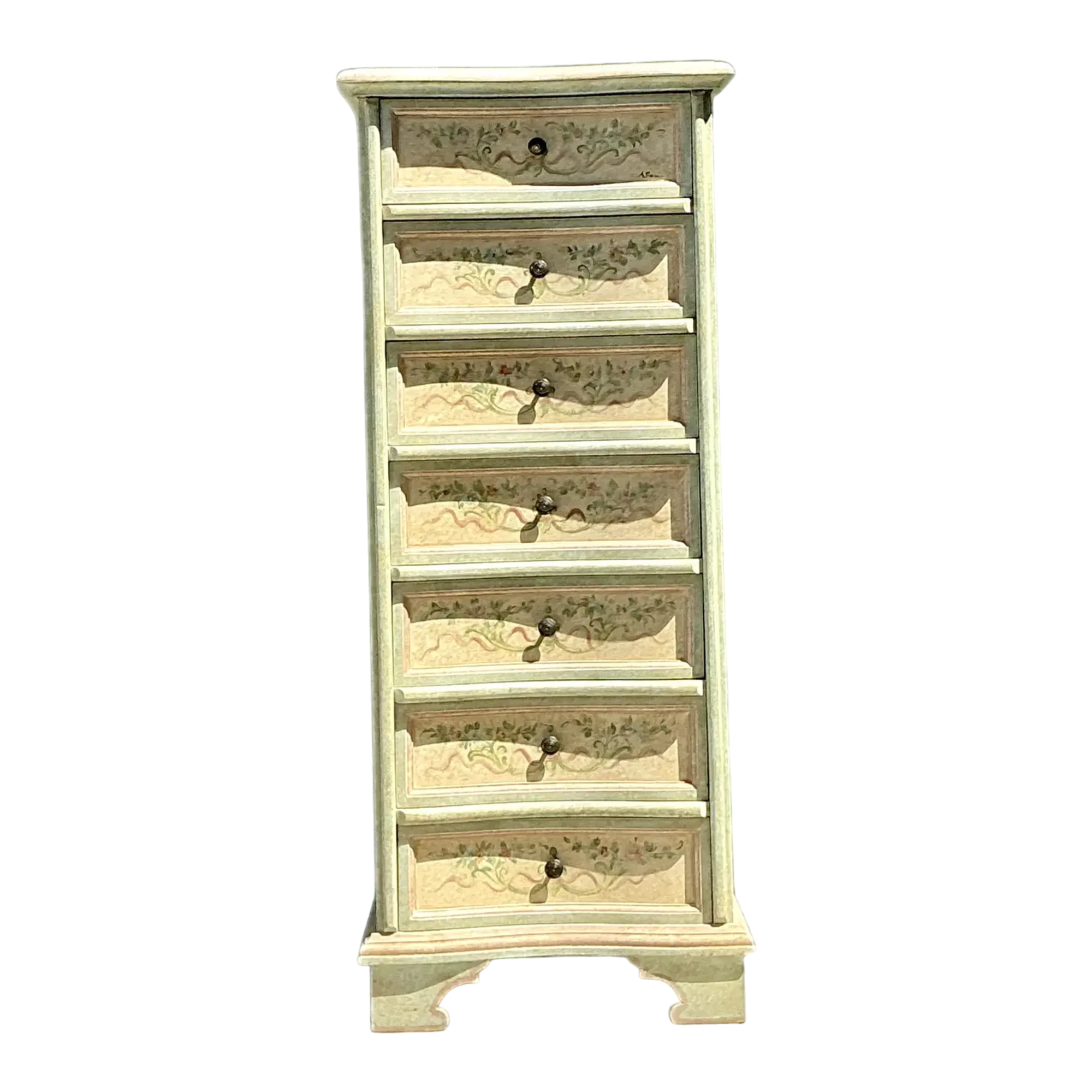 Vintage Italian Hand Painted Ligerie Chest — additional photo 1