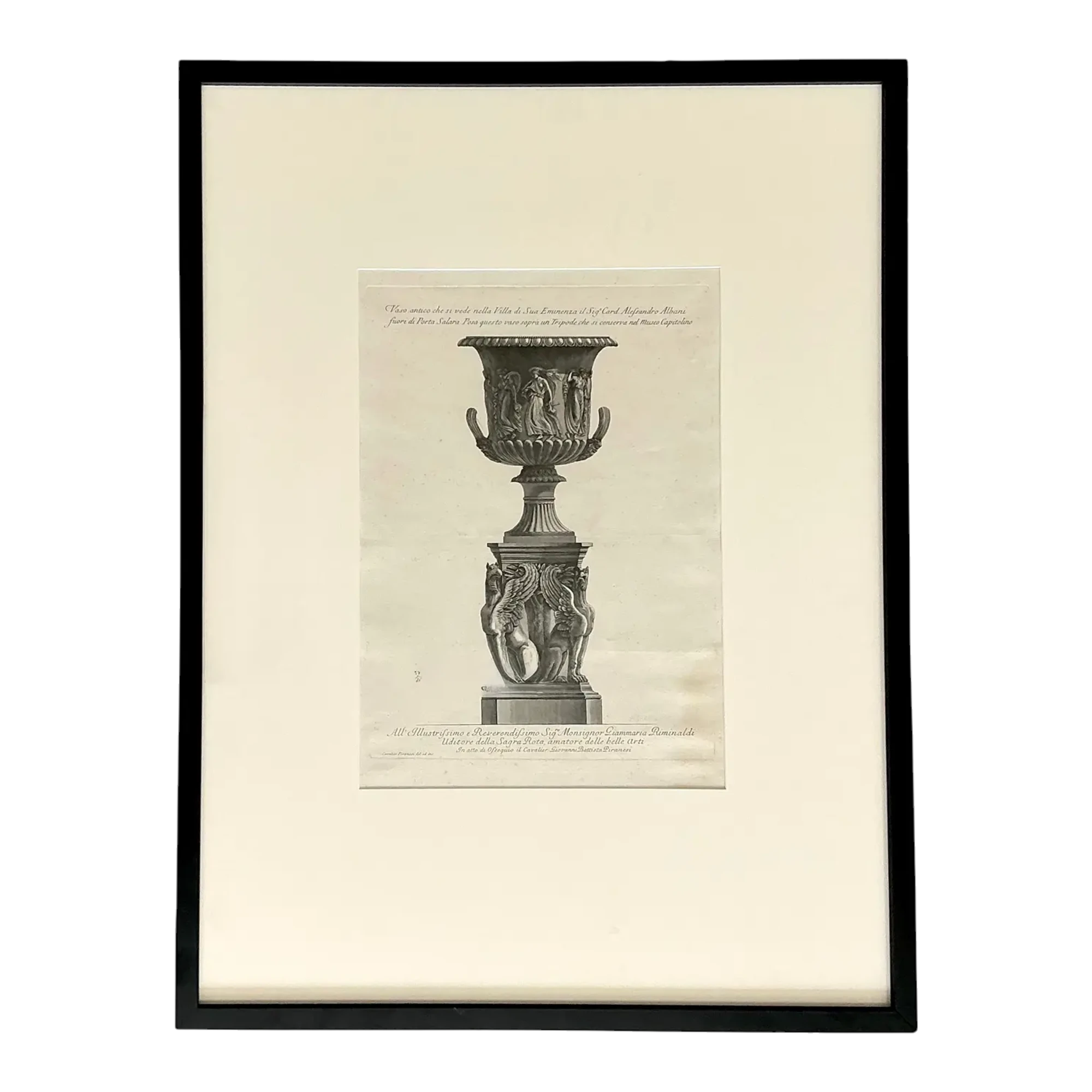 Vintage Italian Monumental Giovanni Batista Parinesi Urn Print — additional photo 1