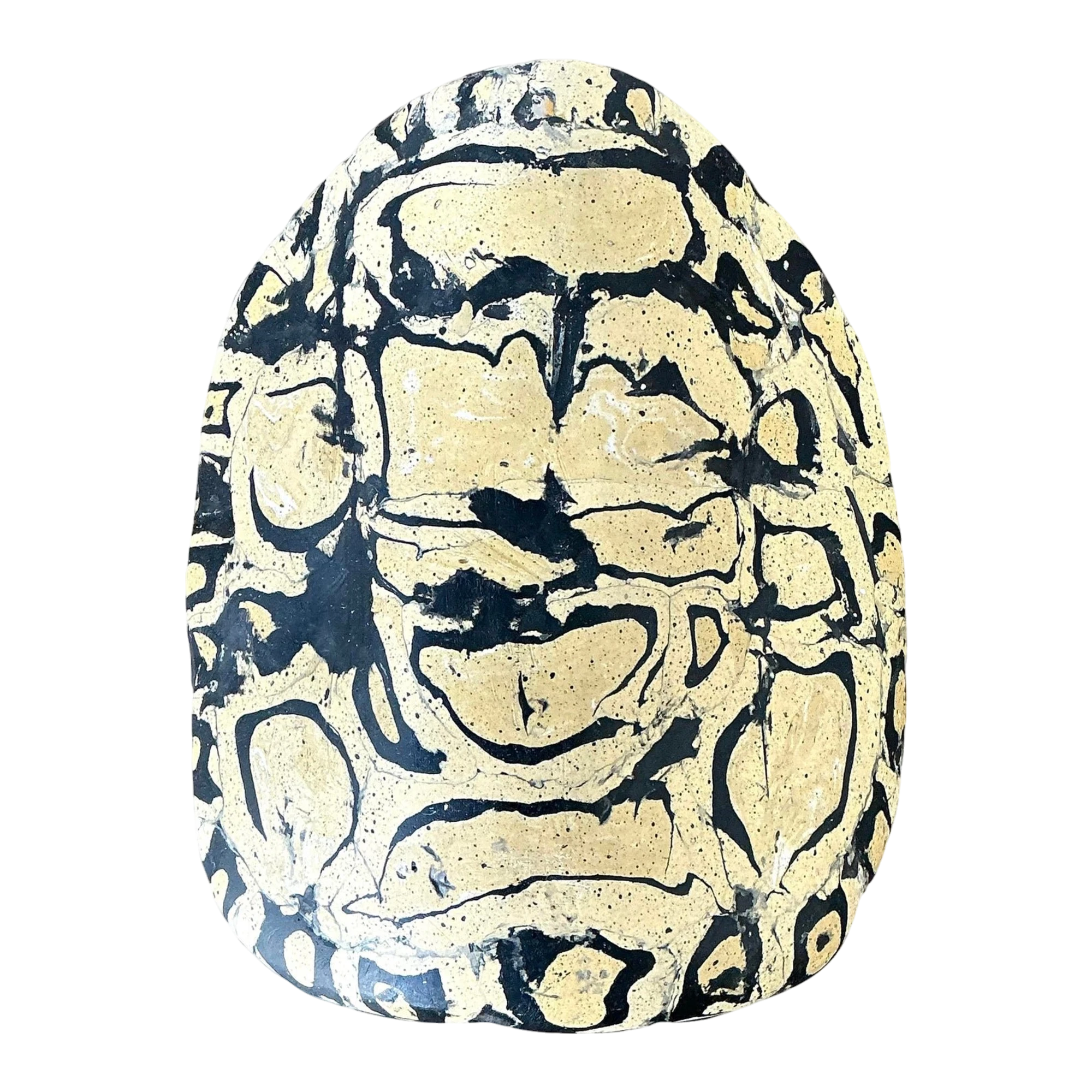 Vintage Italian Scagliola Pigmented Plaster Turtle Shell — additional photo 1
