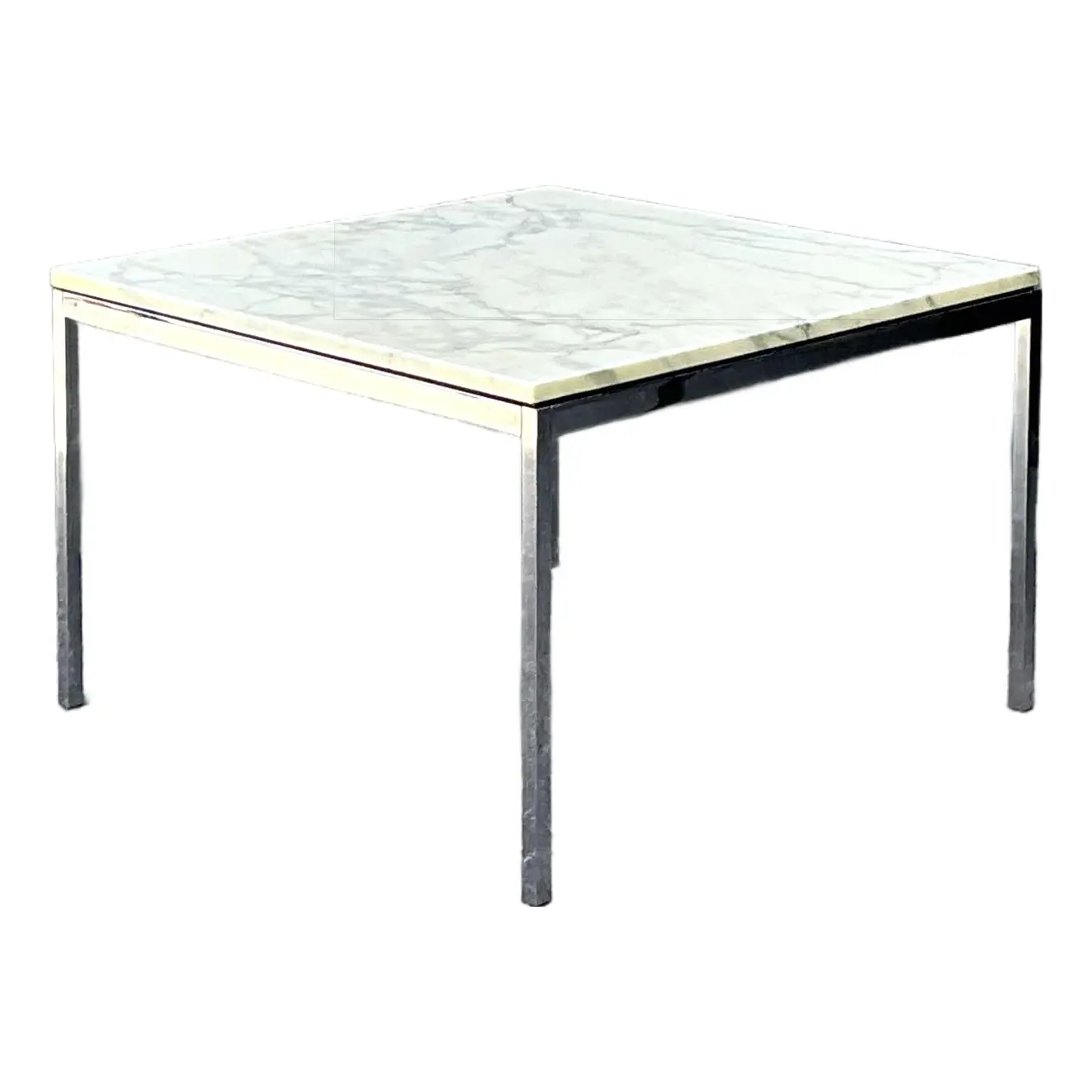 Vintage Knoll Marble Top Side Table