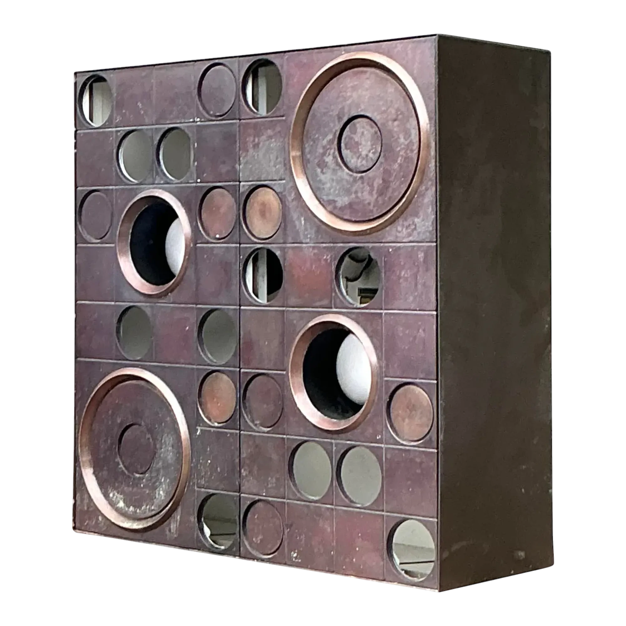 Vintage Lightolier Block Light Box