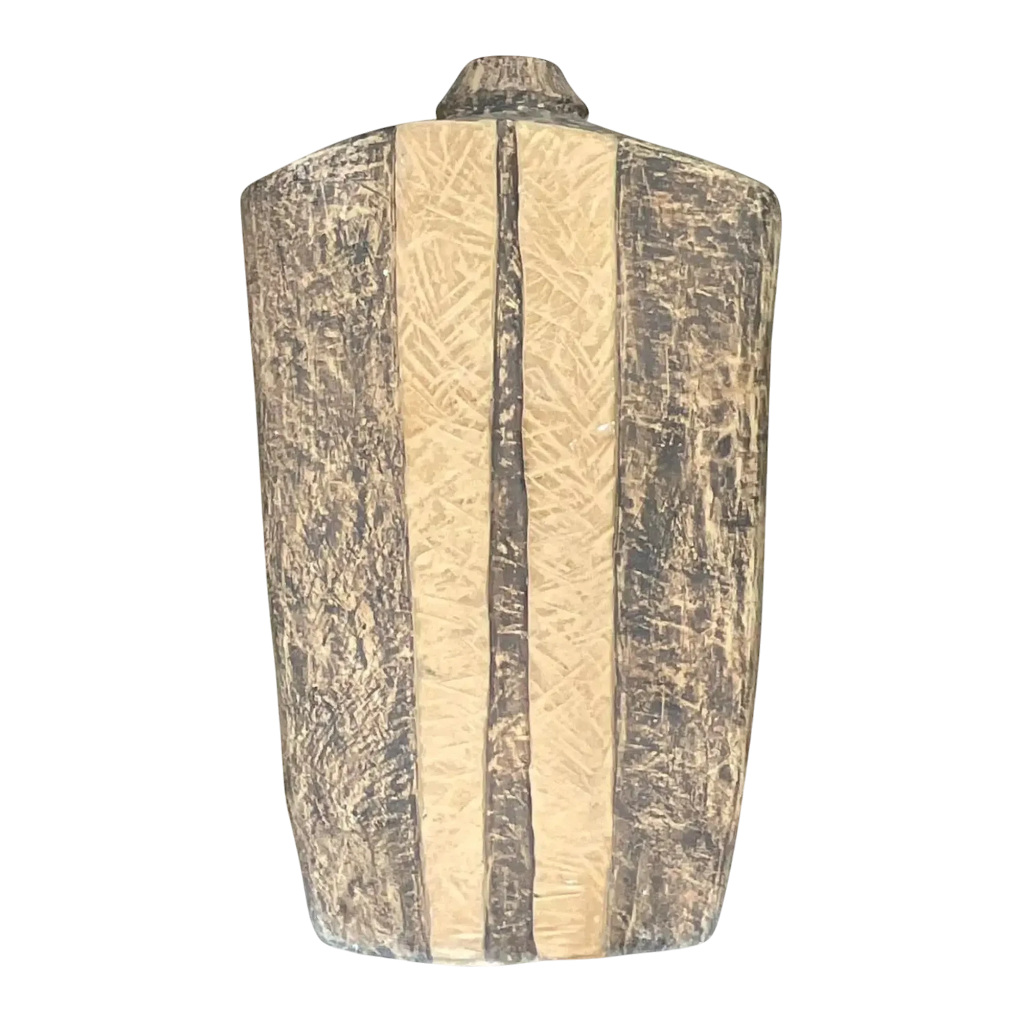Vintage Matte Glazed Ceramic Urn