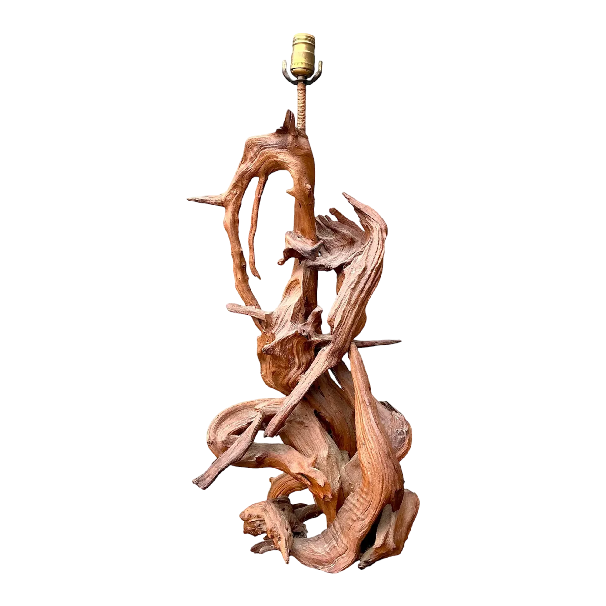 Vintage MCM Driftwood Lamp