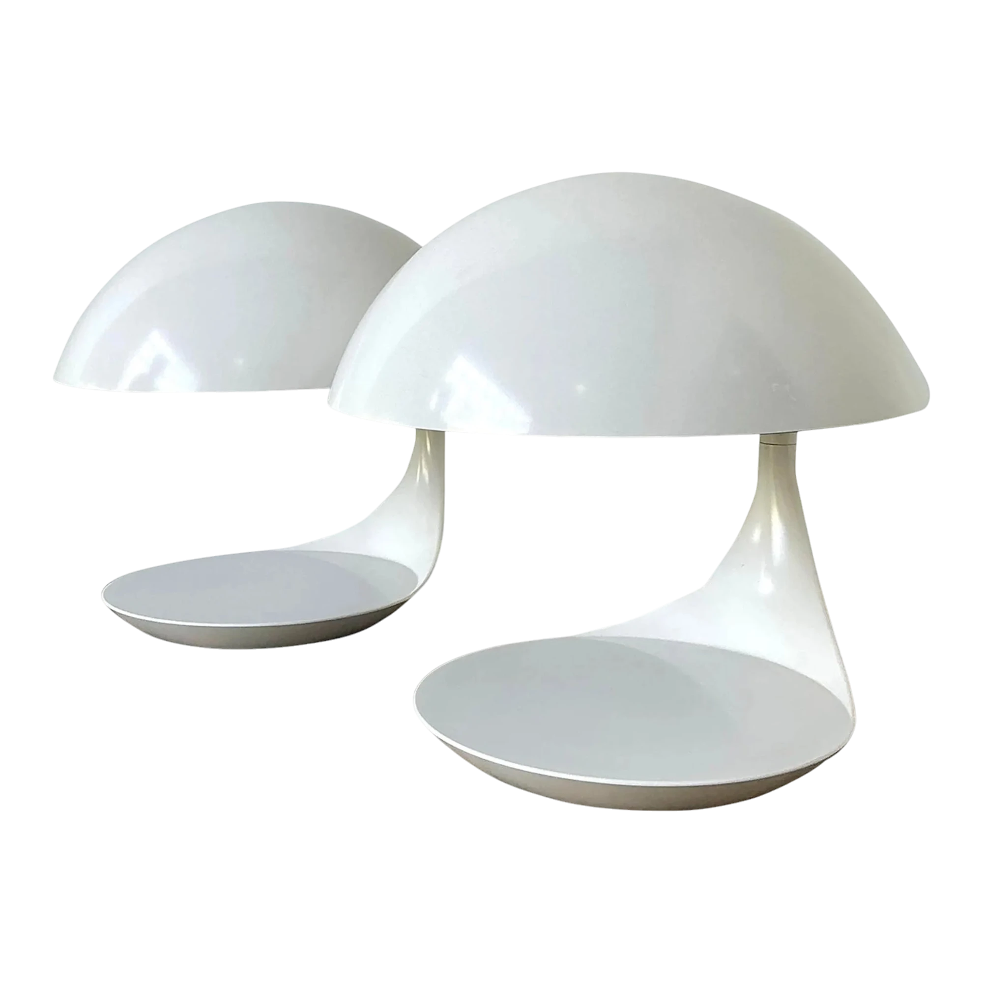 Vintage MCM Elio Martinelli “Cobra” Lamps - A Pair