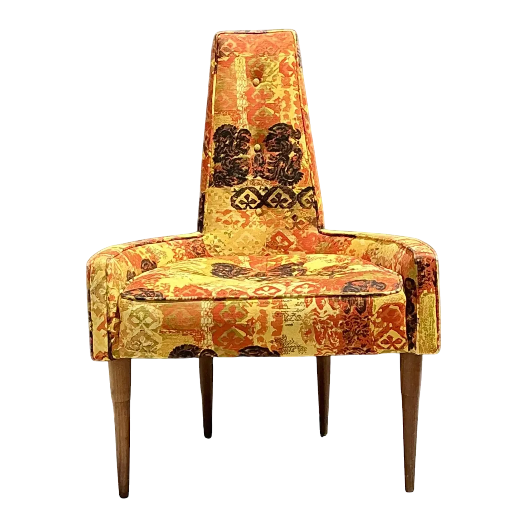 Vintage MCM High Back Lounge Chair