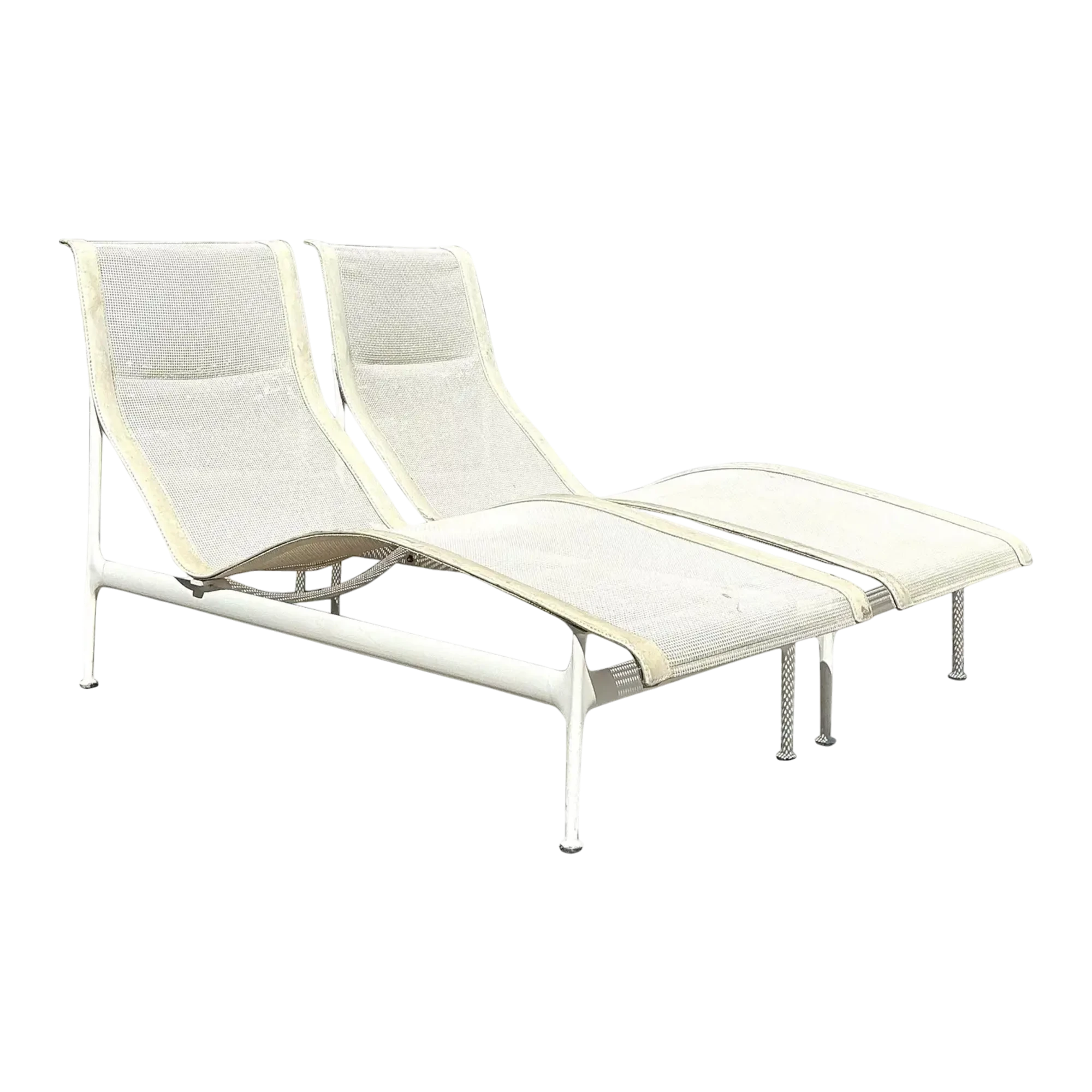 Vintage MCM Richard Schultz for Knoll 1966 Chaise Lounge - A Pair