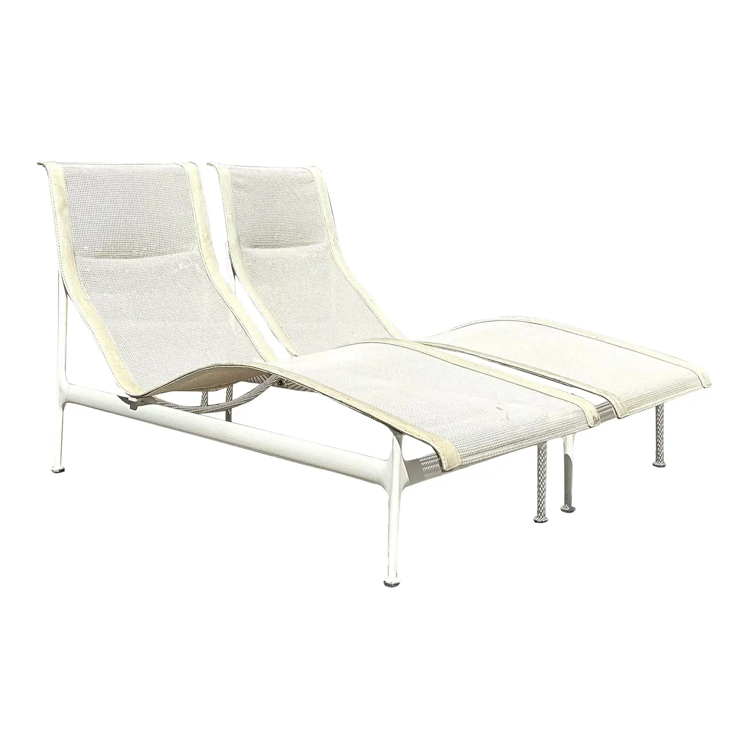 Vintage MCM Richard Schultz for Knoll 1966 Chaise Lounge - A Pair