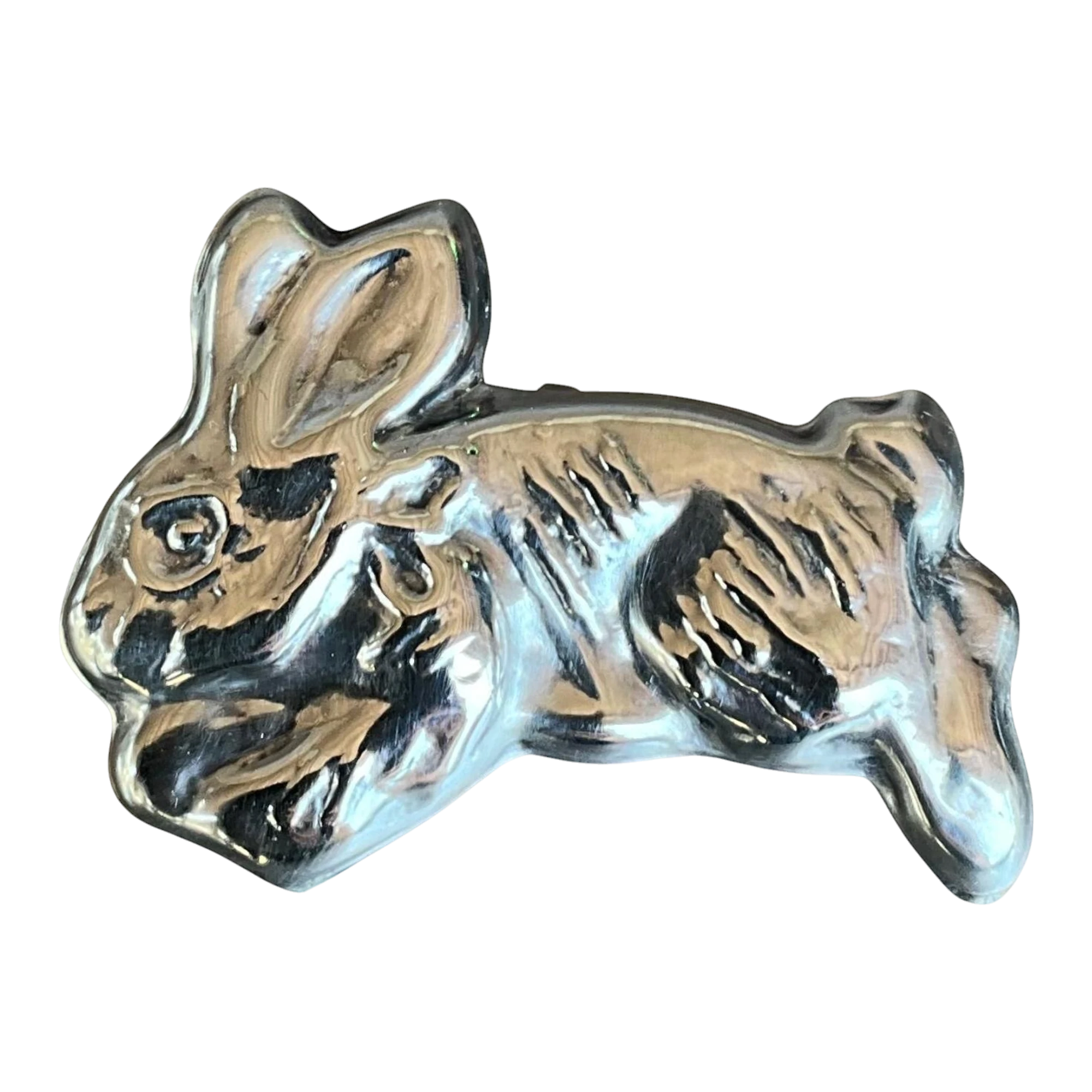 Vintage Mexican Sterling Silver Hopping Bunny Rabbit