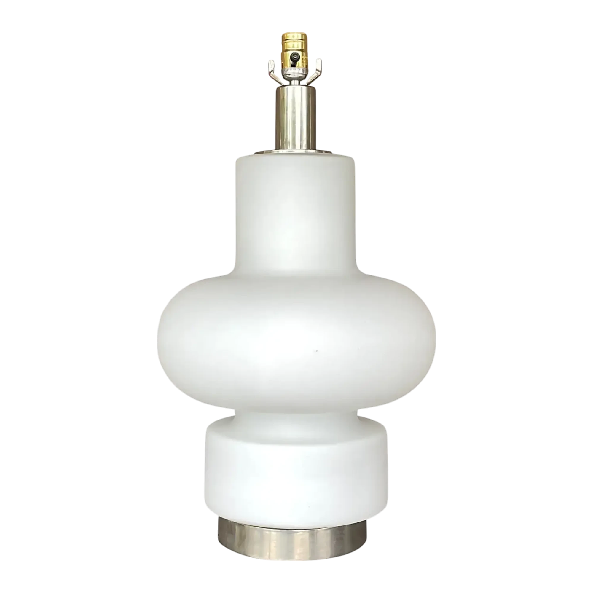 Vintage Mid 20th Century After Bobo Piccoli for Fontana Arte Glass Lamp