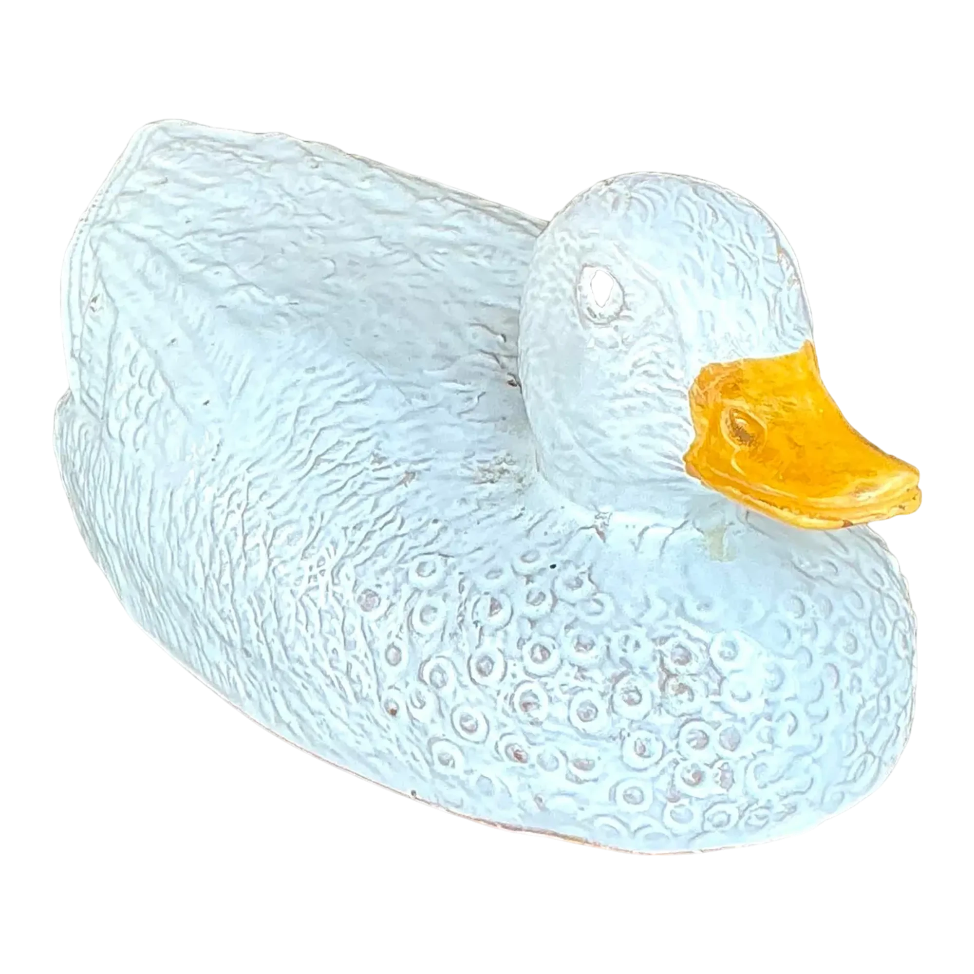 Vintage Mid-Century Modern Raymor Glazed Ceramic Duck