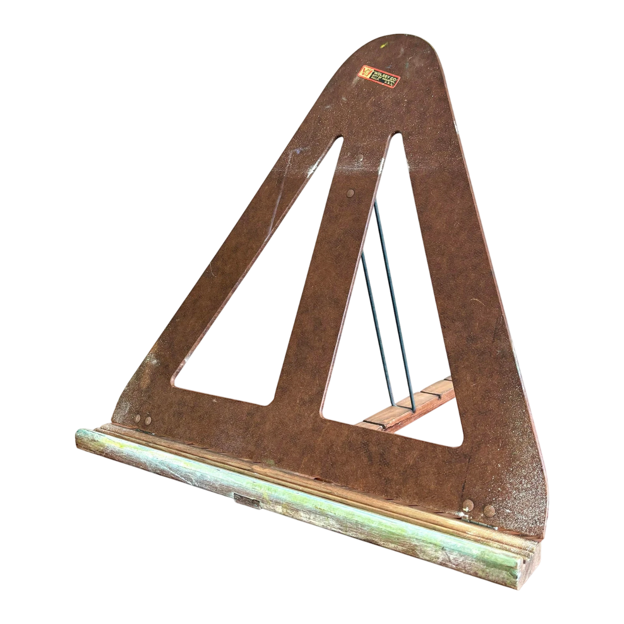 Vintage Mid-Century Modern Wolsey Masonite Table Top Easel