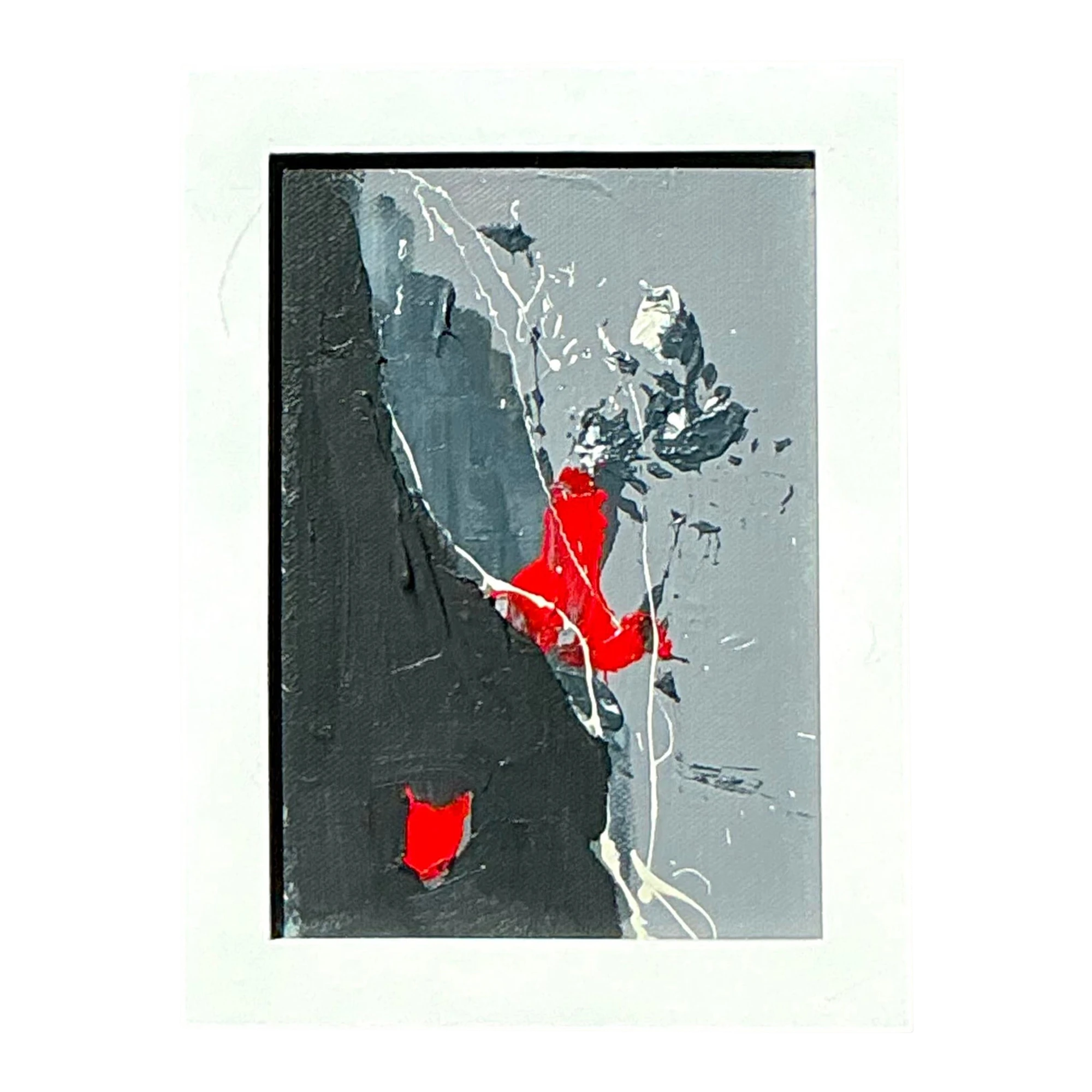 Vintage Original Abstract Oil Painting on Canvas
