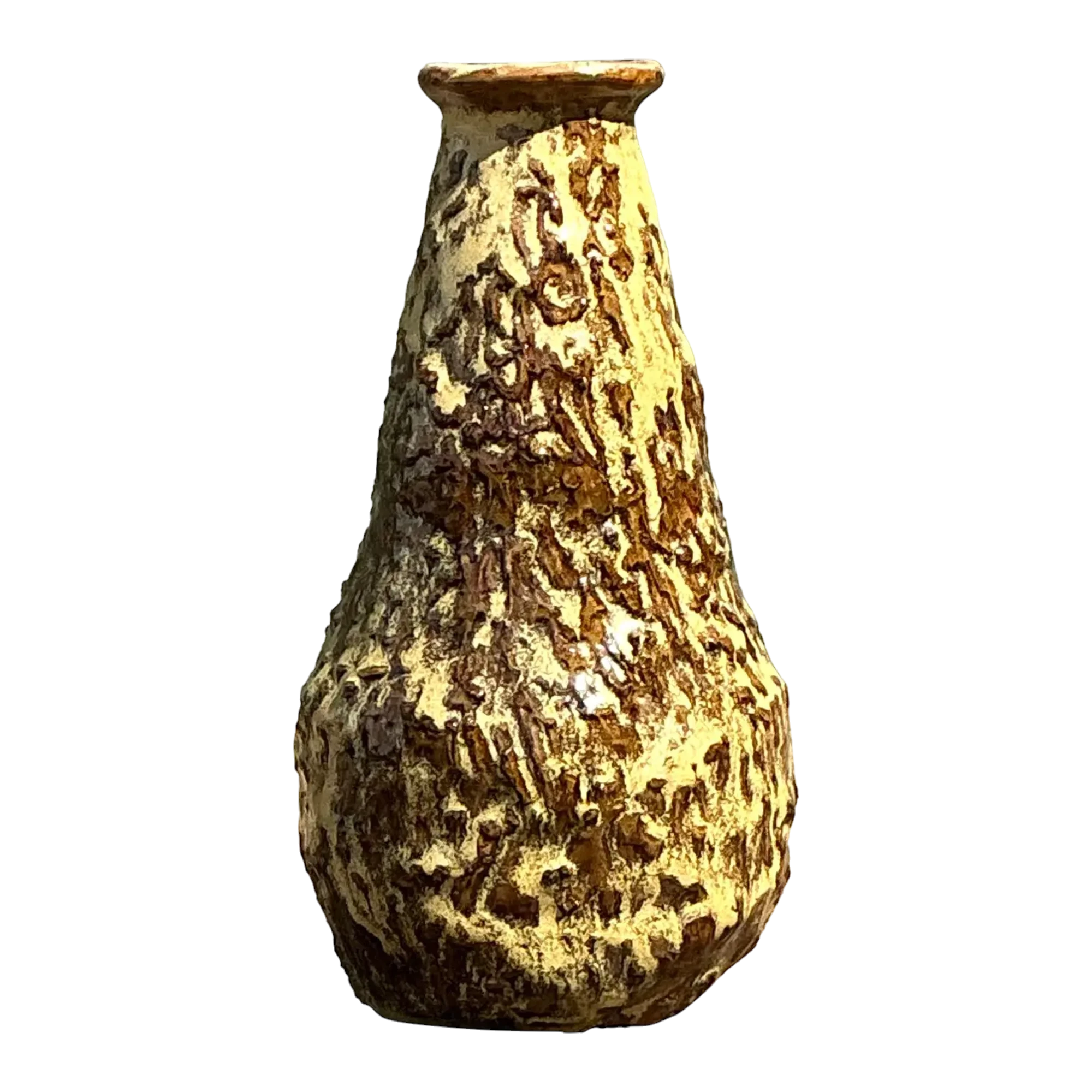 Vintage Original Drip Glaze Vase