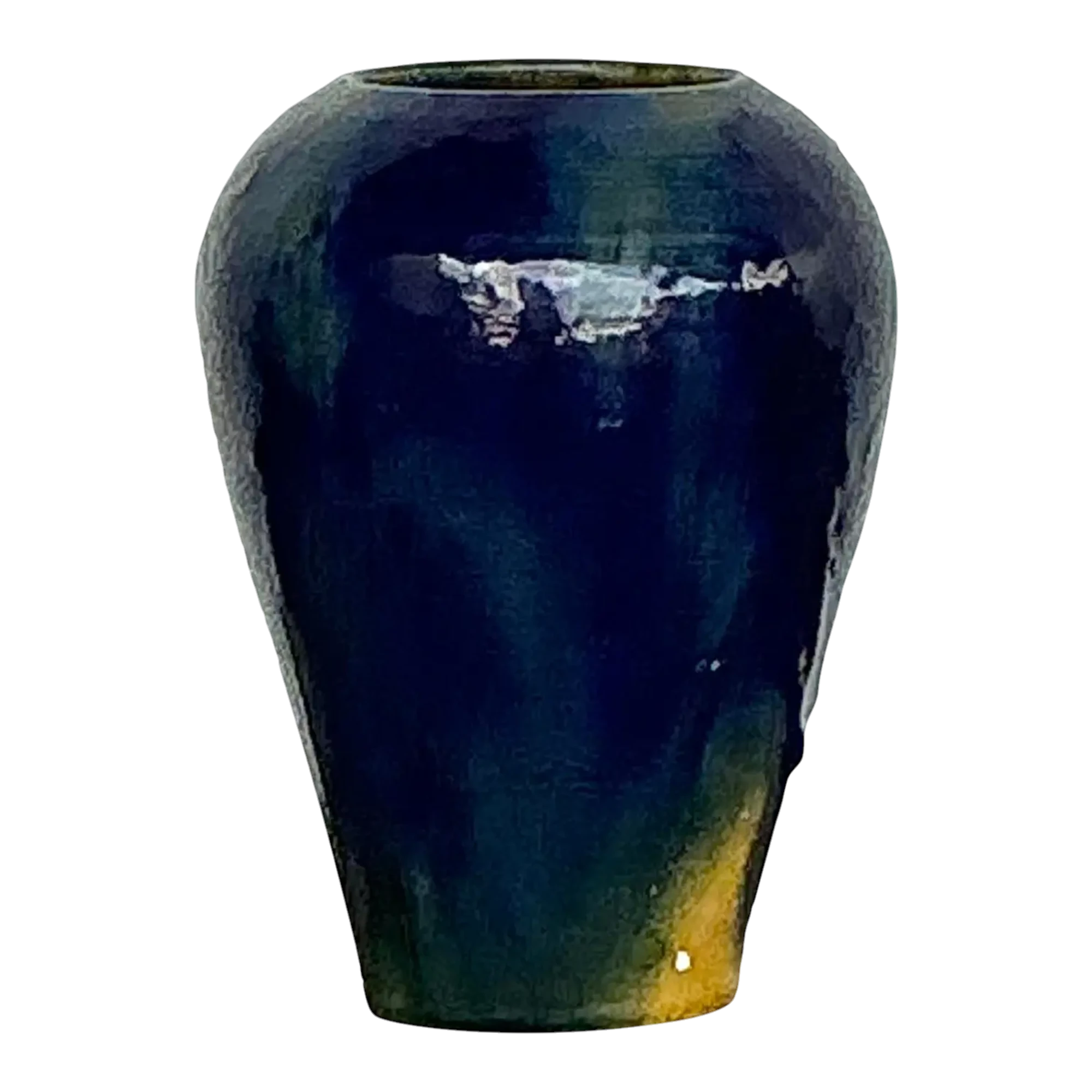 Vintage Original Glazed Ceramic Vase