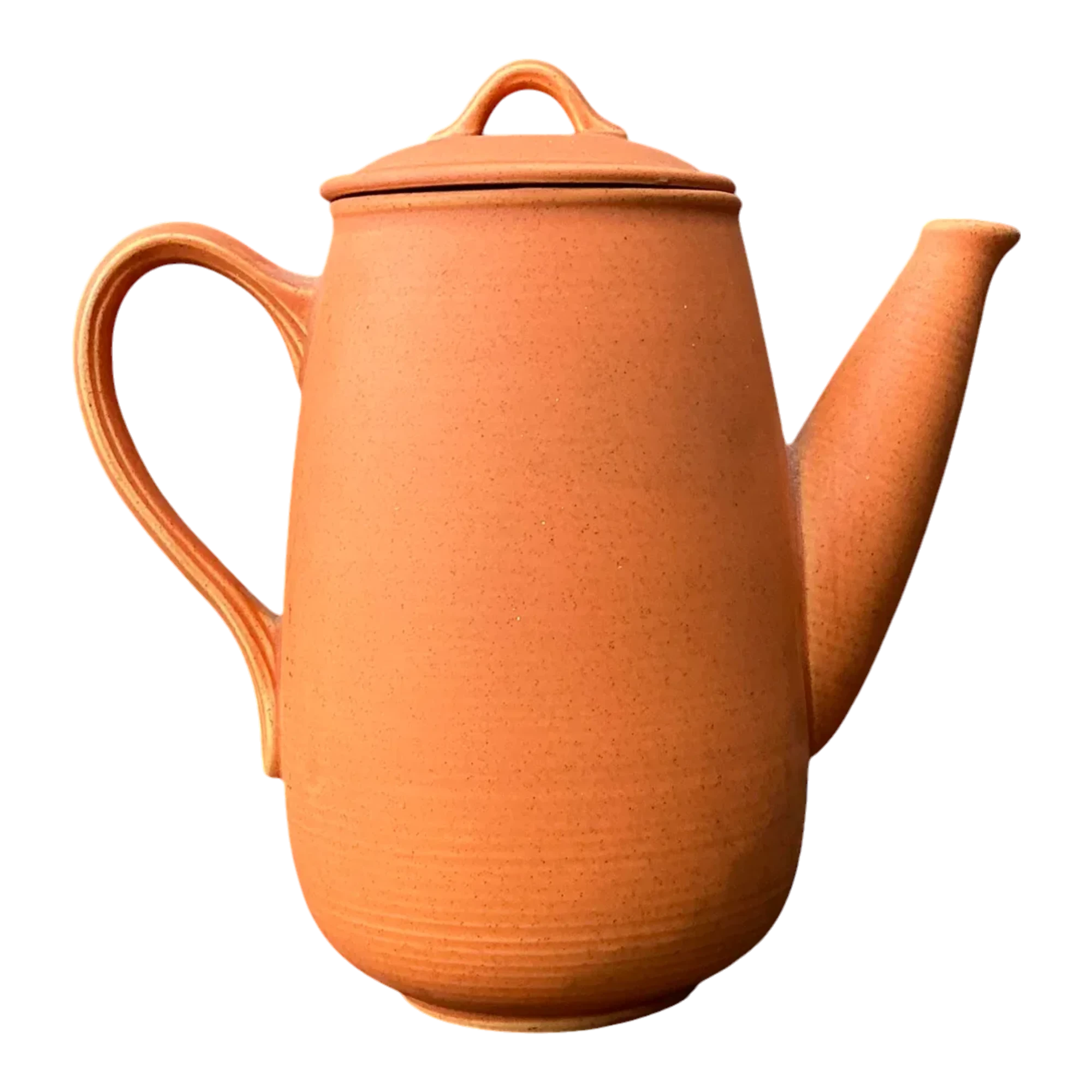 Vintage Original Orange Studio Pottery Coffee Pot