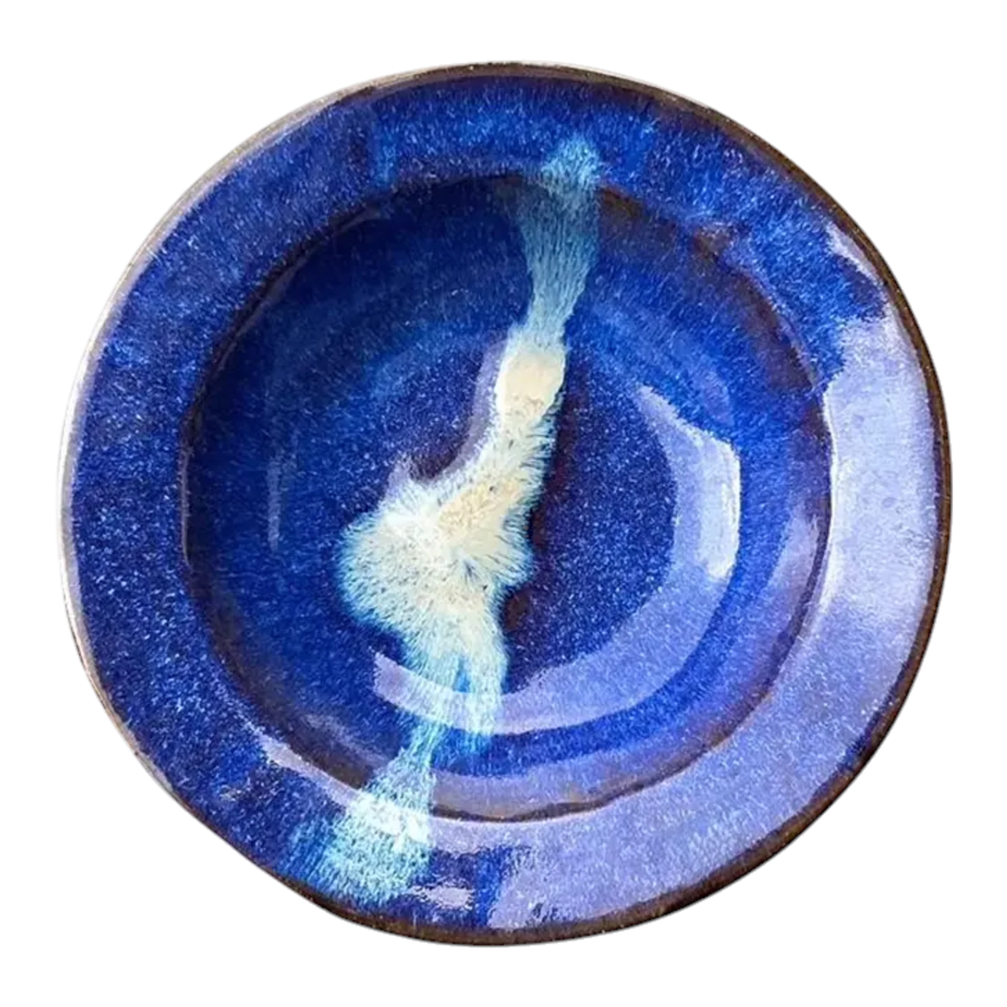 Vintage Original Studio Pottery Blue Bowl