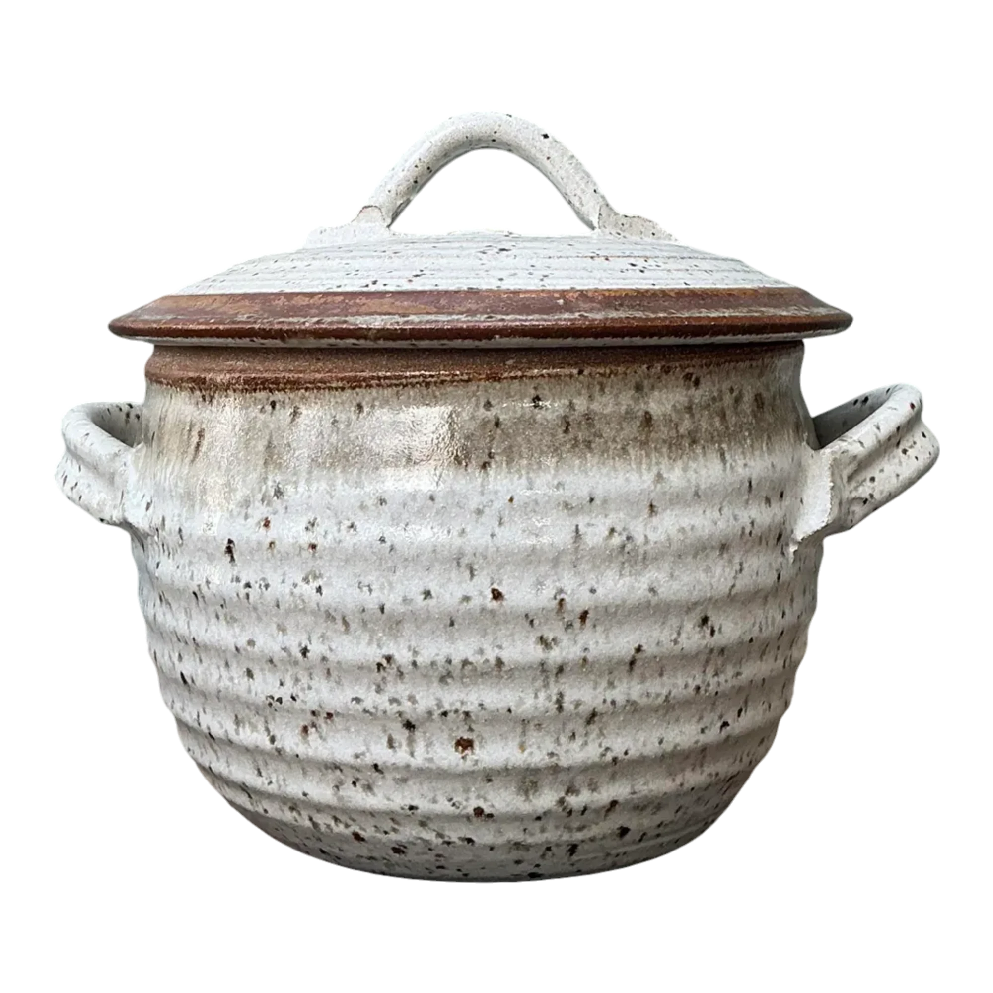 Vintage Original Studio Pottery Lidded Steam Pot