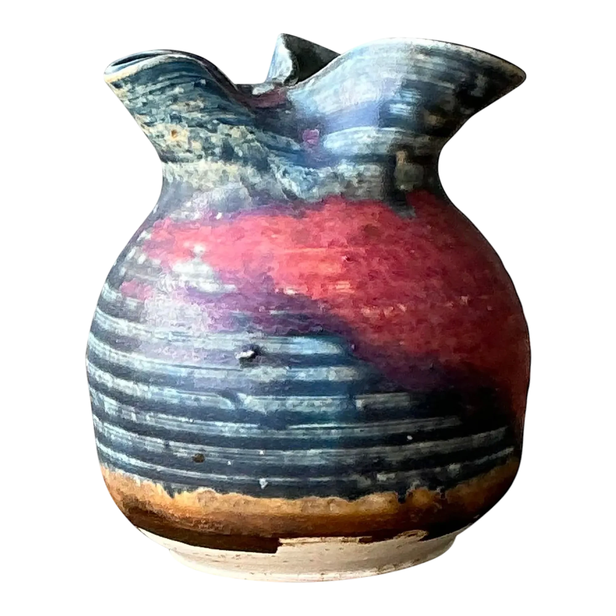 Vintage Original Studio Pottery Vase - Pottery, 3W x 3.5H