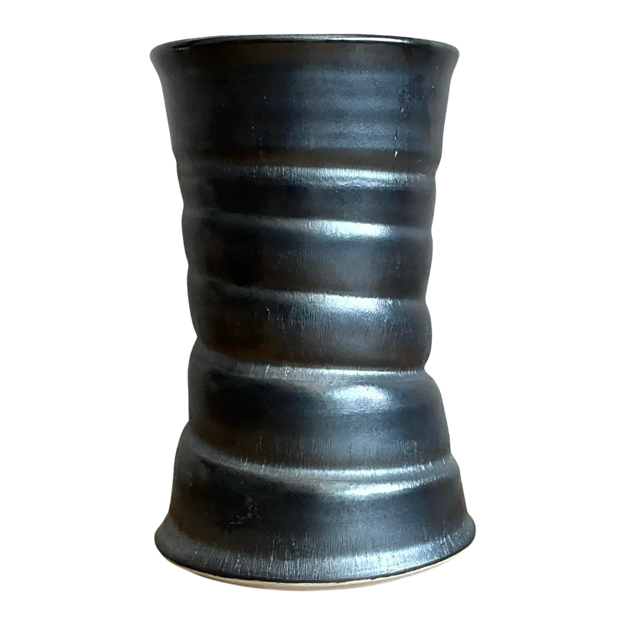 Vintage Original Studio Pottery Vase - Pottery, 4.75W x 7.25H