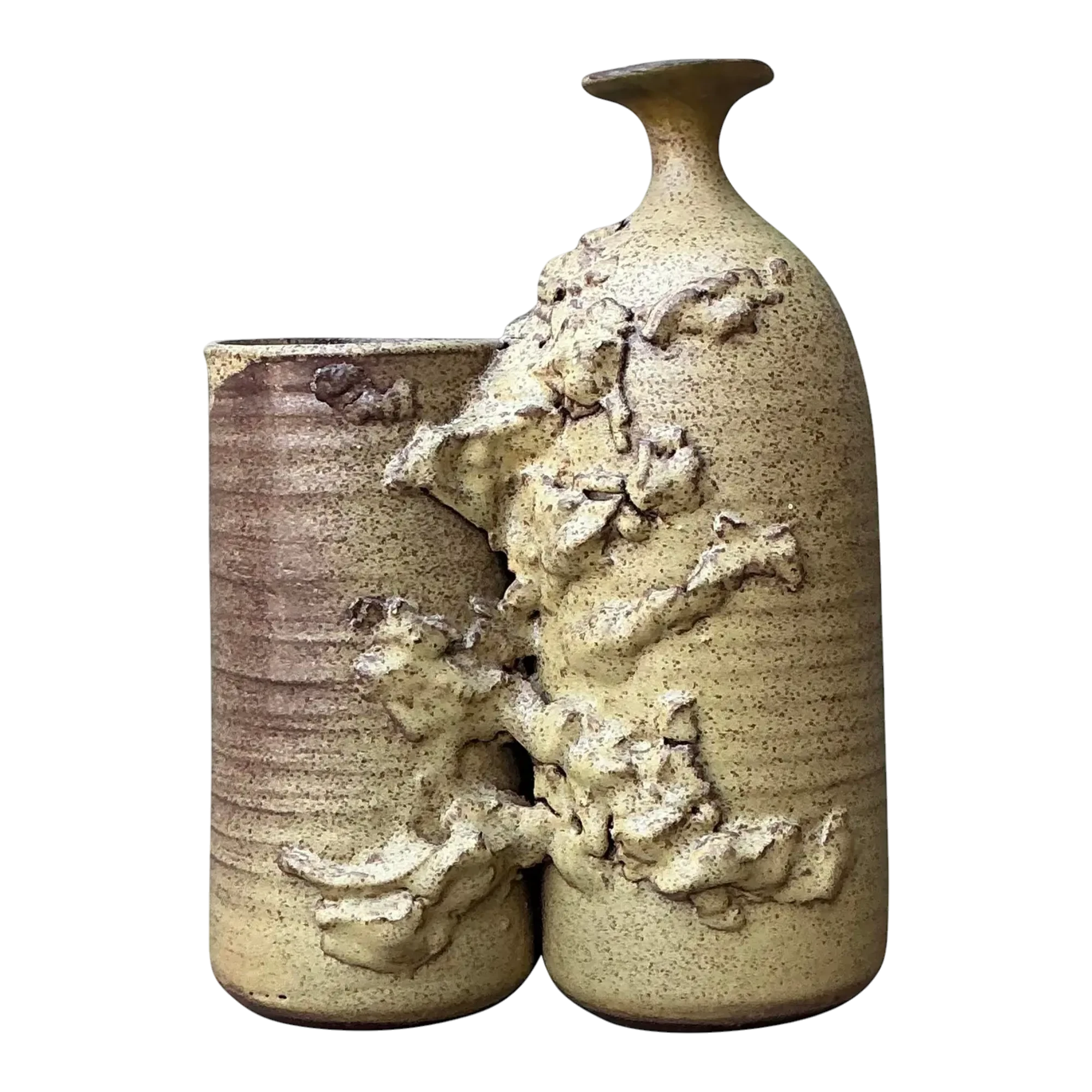 Vintage Original Studio Pottery Vase - Pottery, 7.75W x 11.25H