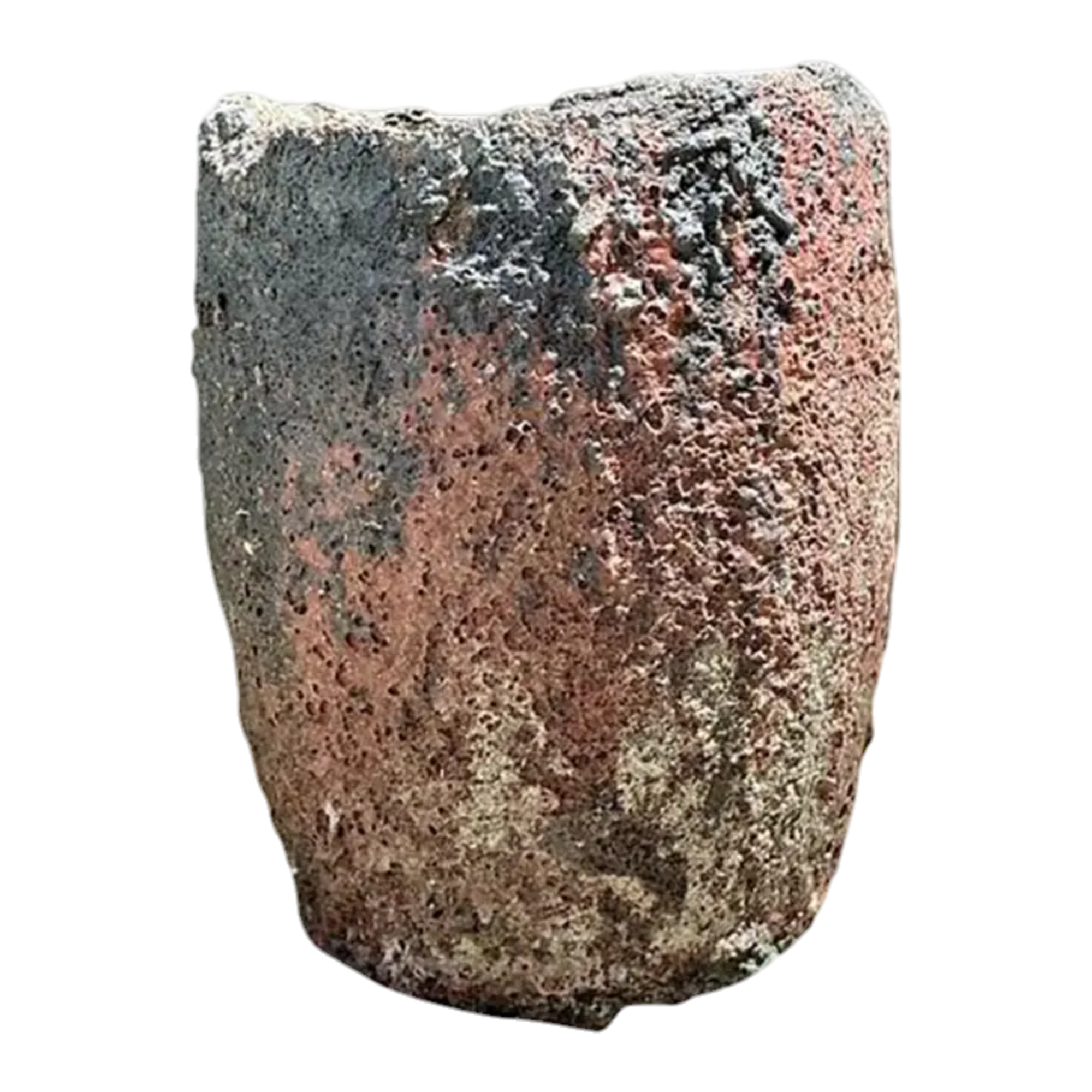 Vintage Patinated Lava Glaze Planter