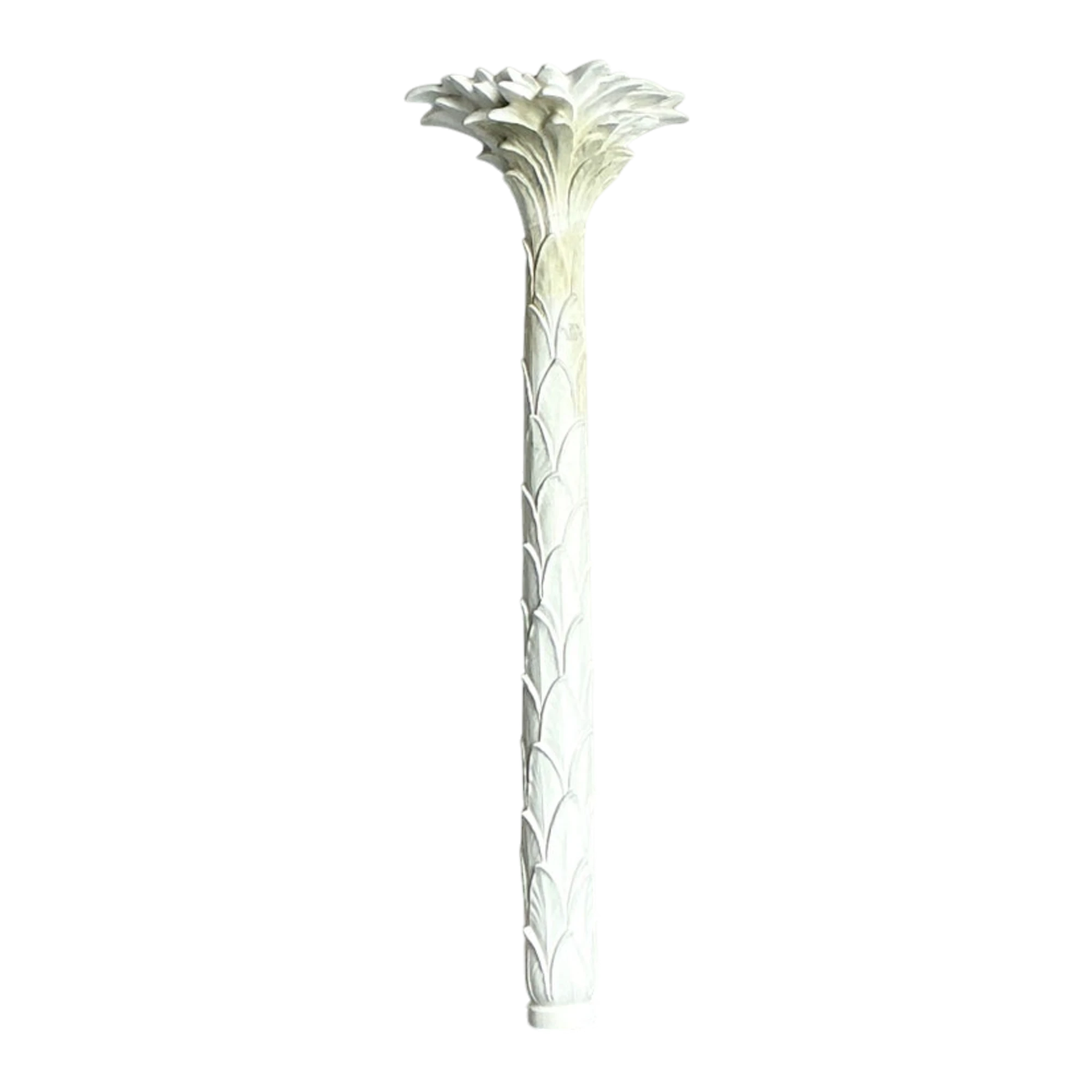Vintage Regency Cast Plaster Palm Torcherie