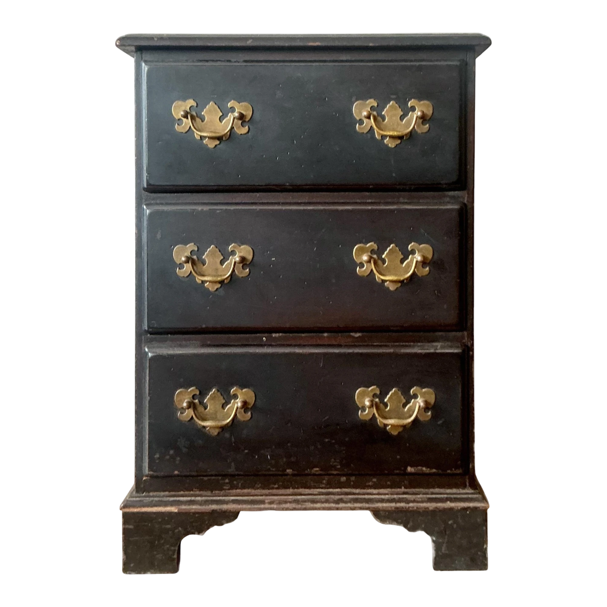 Vintage Regency Chippendale Petite Chest of Drawers