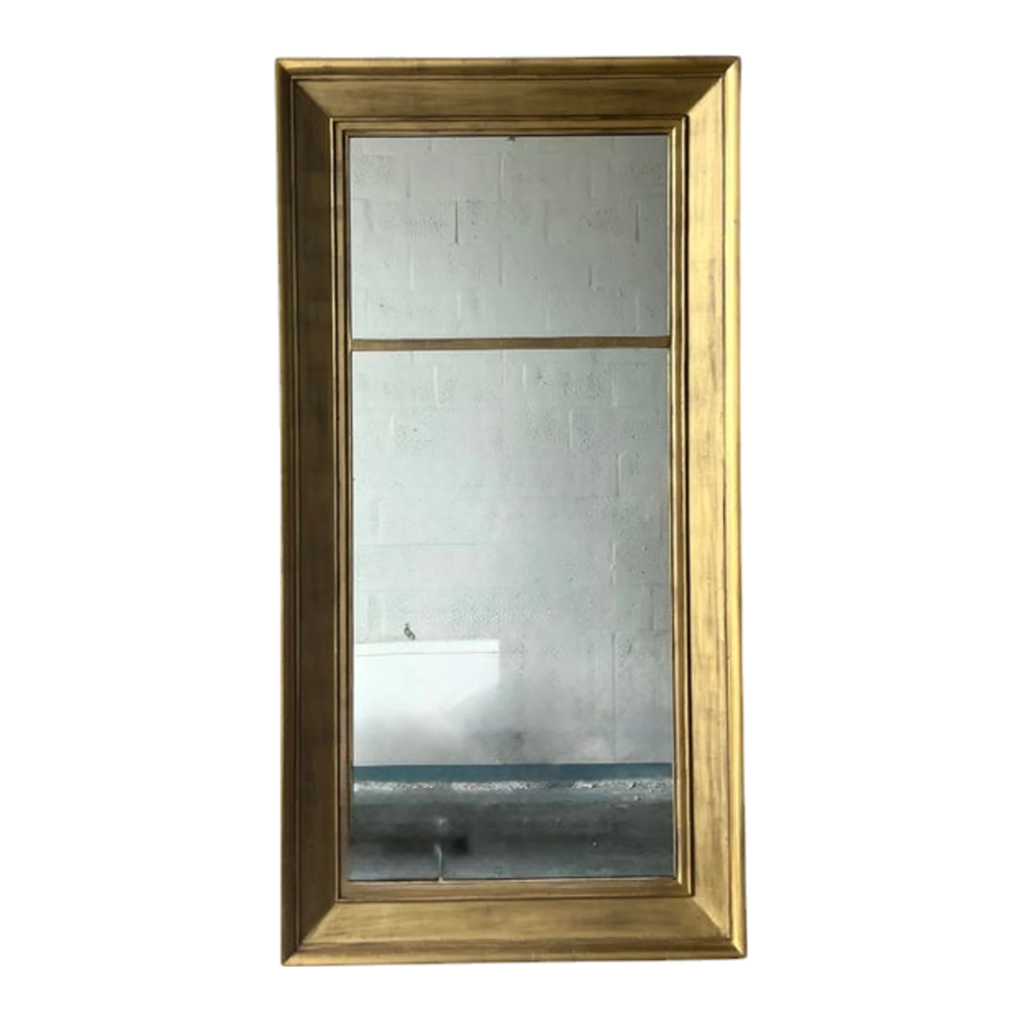Vintage Regency Classic Gilt Pier Mirror